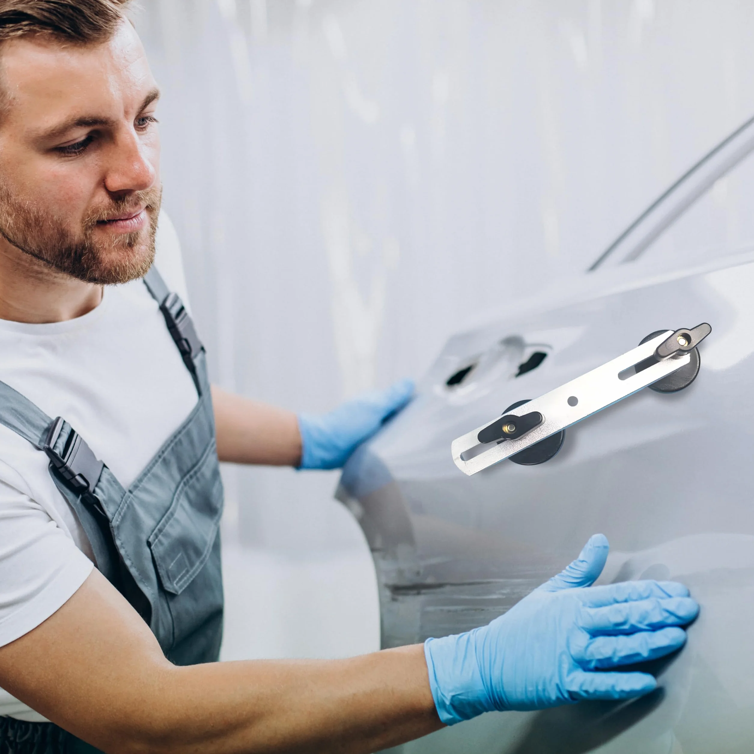 Retoo Tirabolli per carrozzeria Auto Kit 7 Pezzi Estrattore Ammaccature
