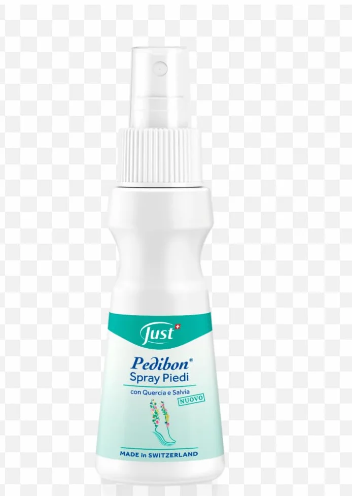 Just Pedibon Spray Piedi, Lozione Deodorante e Protettiva, Formula Rinfrescante