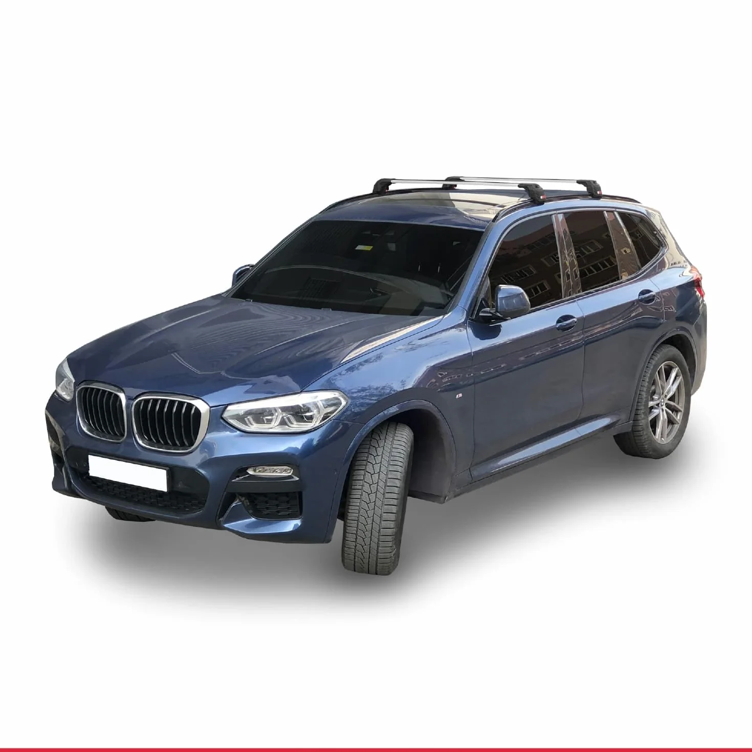Compatibile con BMW X3 (G01) 2018-2024, barre portapacchi ACE-2, colore grigio