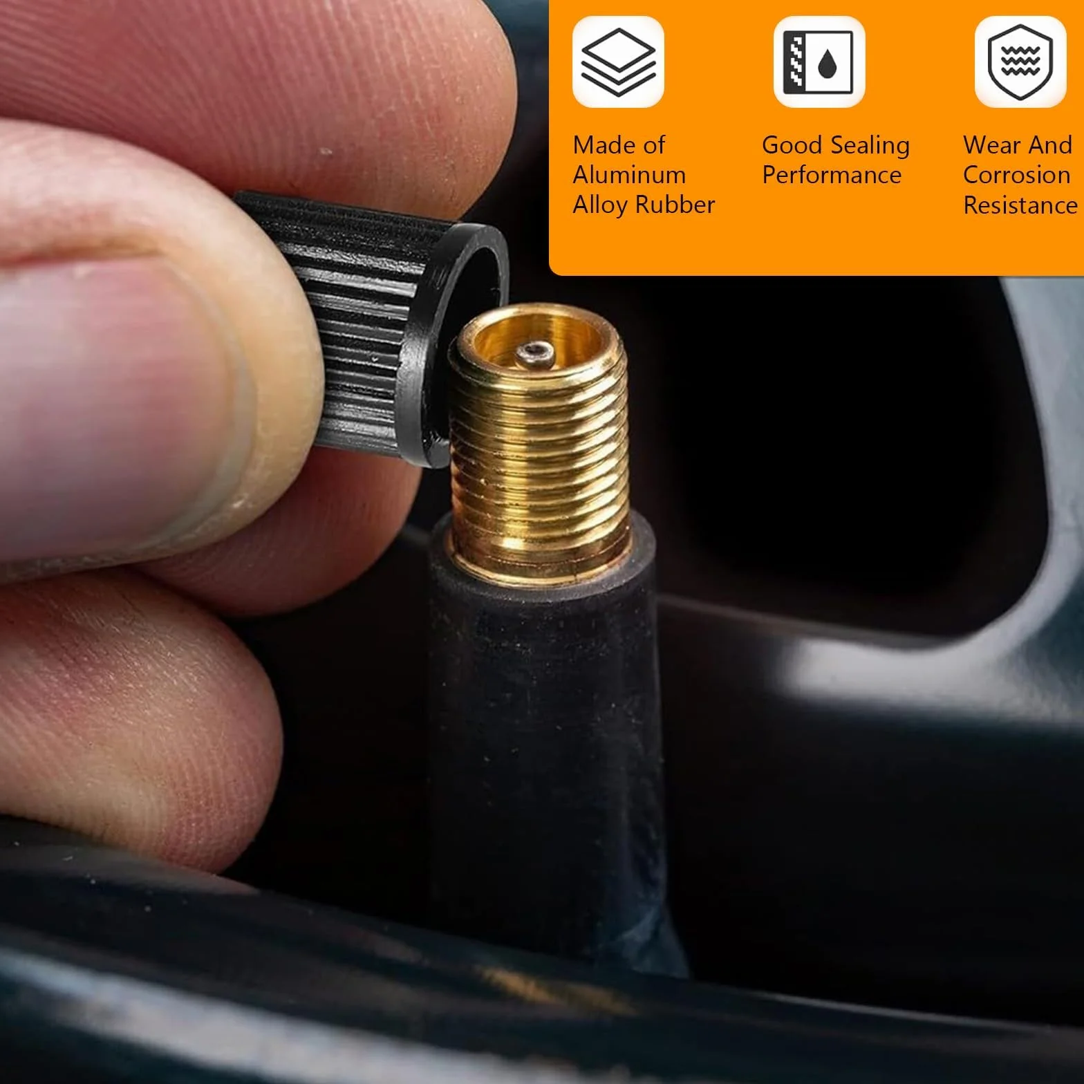 5 pezzi valvole pneumatico TR413 in gomma, valvola auto metallo, valvola pneumatico nera, valvole cerchione, universali