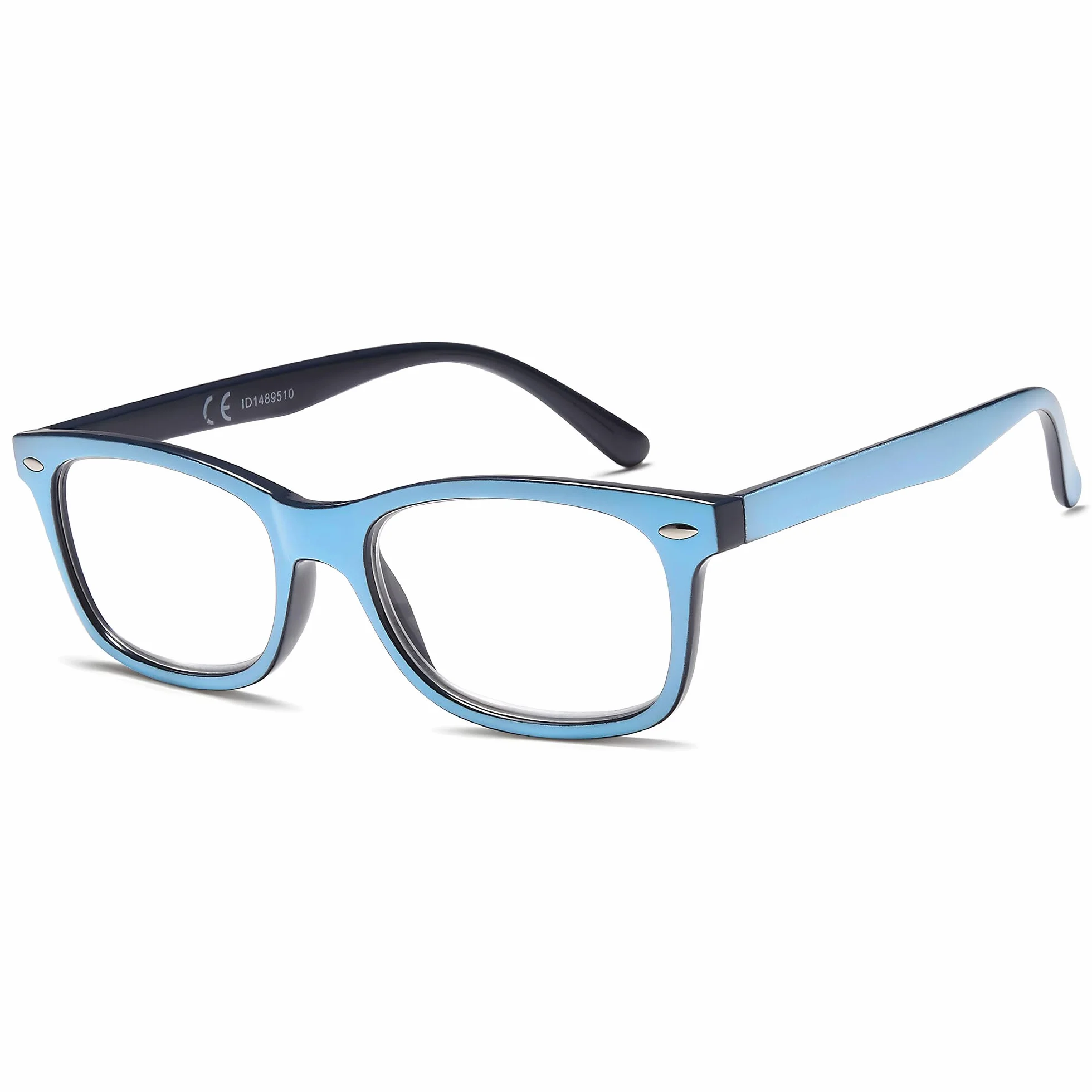 Nuovi VISION Occhiali da Lettura Bicolore UV400 NV056 Celeste 2.50