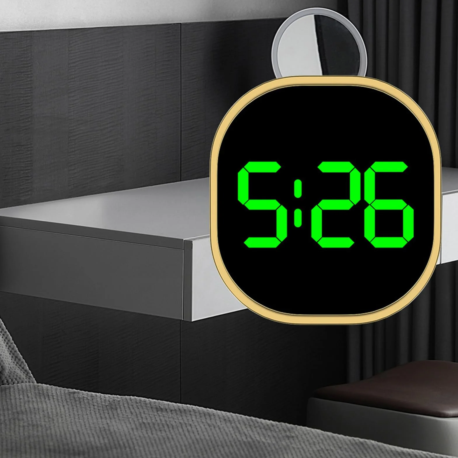 Orologio Adesivo per Cruscotto Auto,Orologio Digitale Automobilistico Adesivo con Display LCD | Orologio Da Tavolo Con Schermo LCD Leggibile Per Auto E Camion
