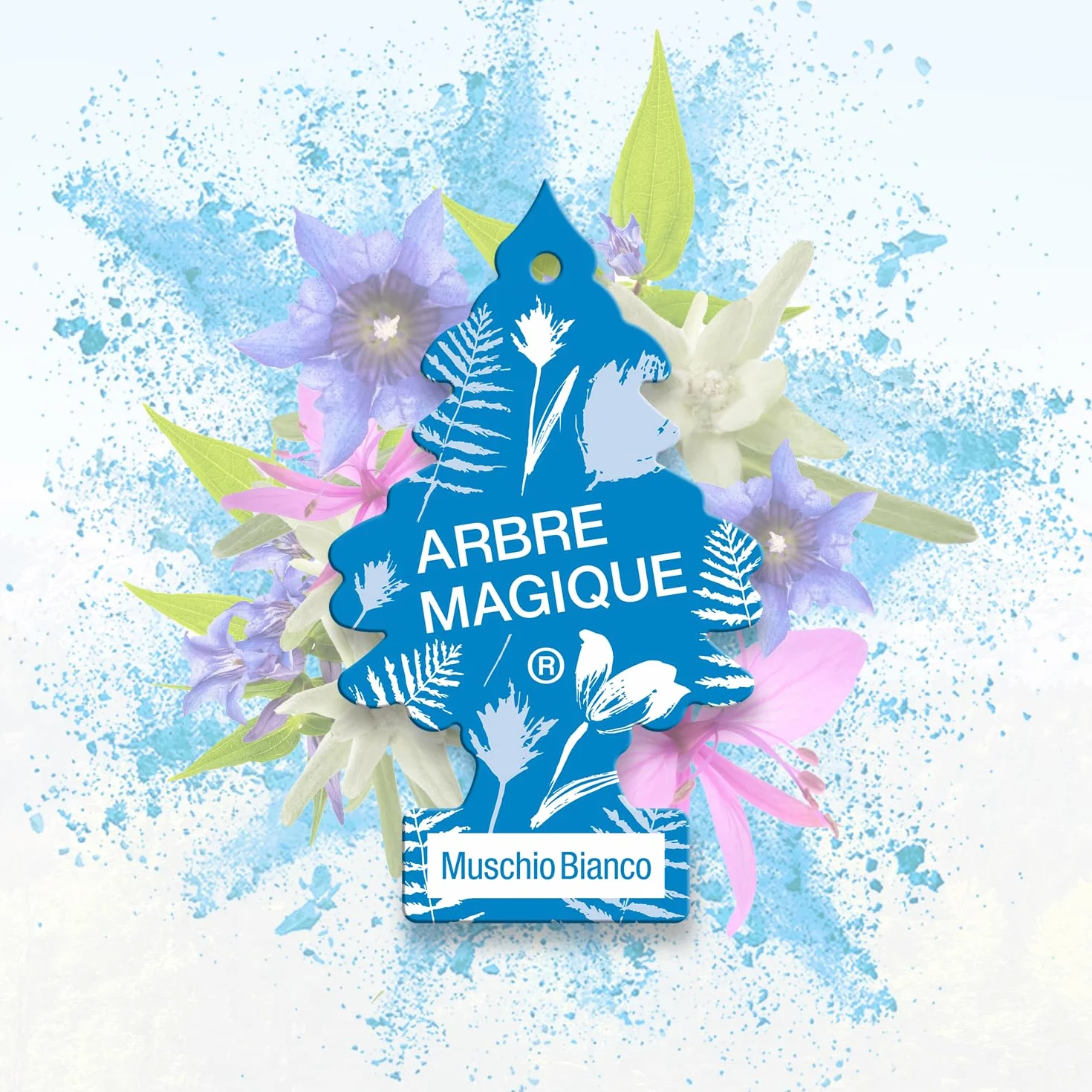 Arbre Magique Duo Pack Muschio Bianco Profumatore Auto 7 Settimane Fragranza Fresca