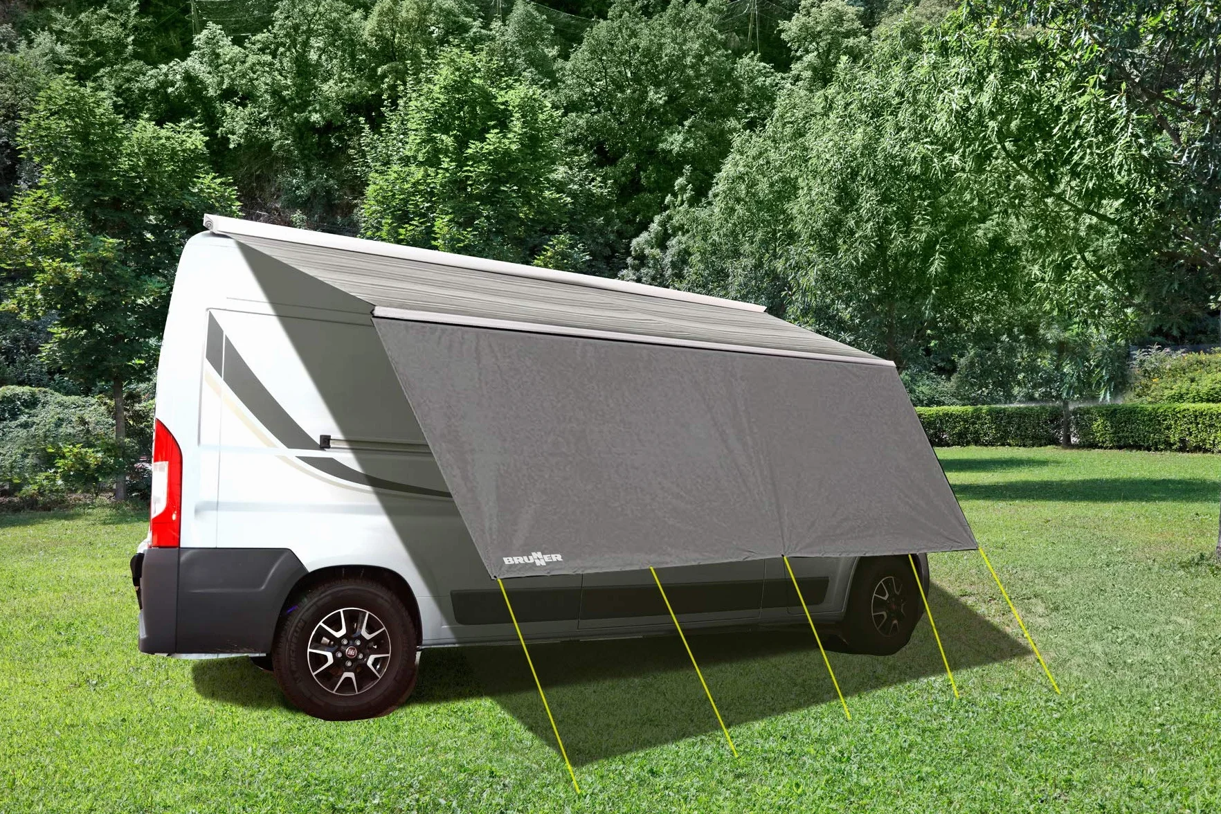 BRUNNER Tendalino Parasole 390 x 190 cm Accessori di Fissaggio Inclusi