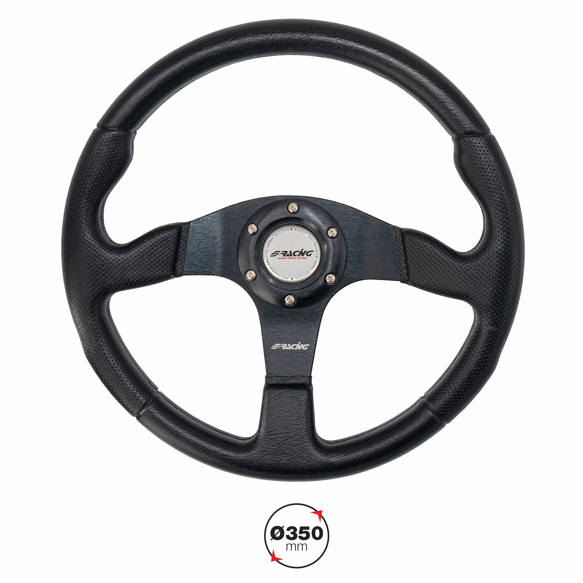 Simoni Racing MATCH Volante Sportivo Universale Nero