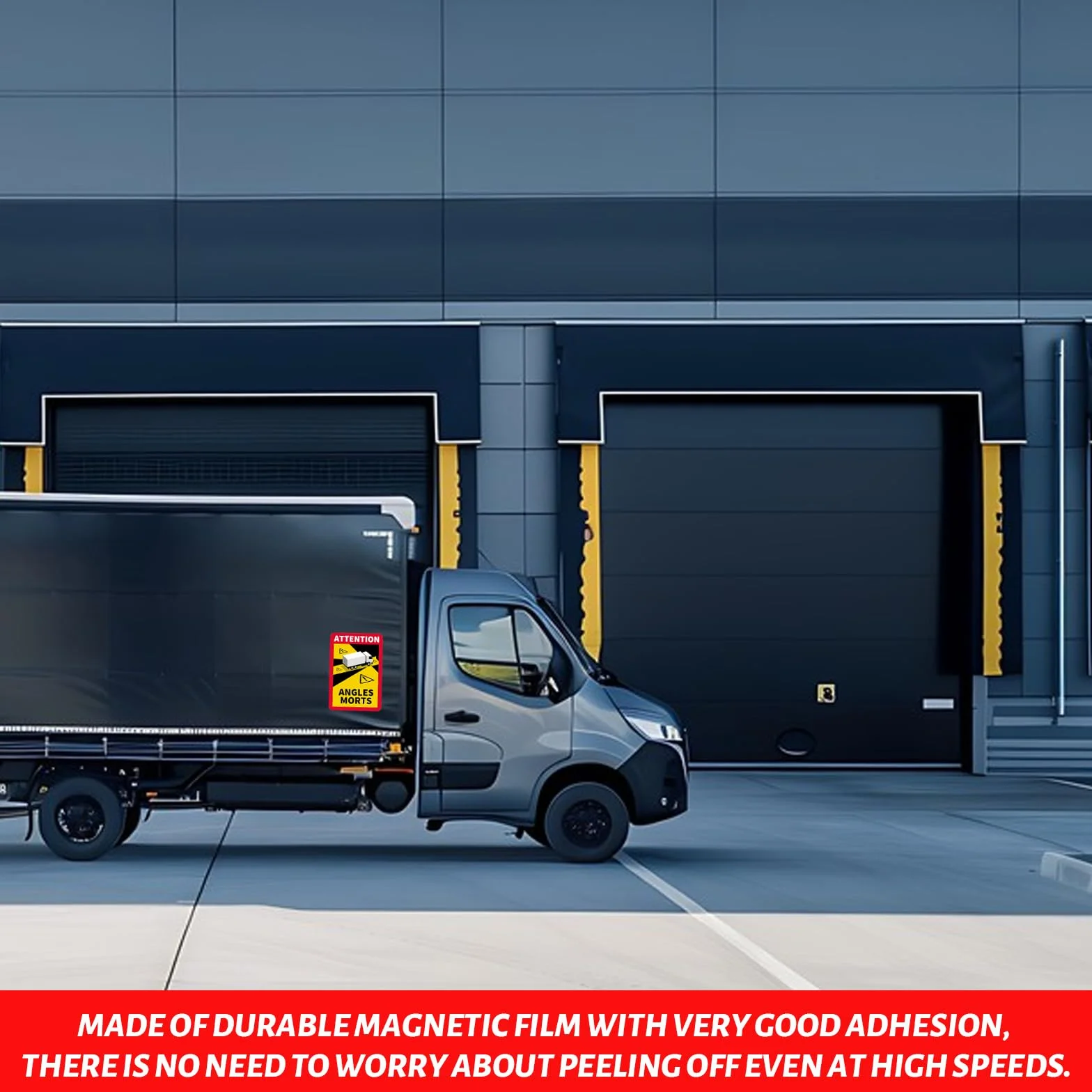 Adesivo Angolo Morto 3 Pezzi Magnetico 17 x 25 cm Protezione UV per Camion e Camper