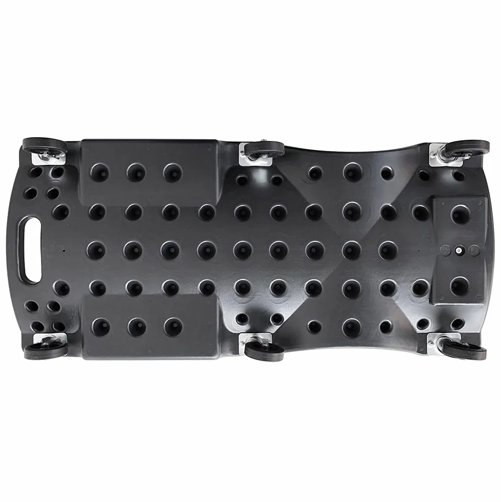 SOGI X4-03 Carrello sotto-auto portautensili 6 ruote piroettanti con poggiatesta e 2 vani laterali