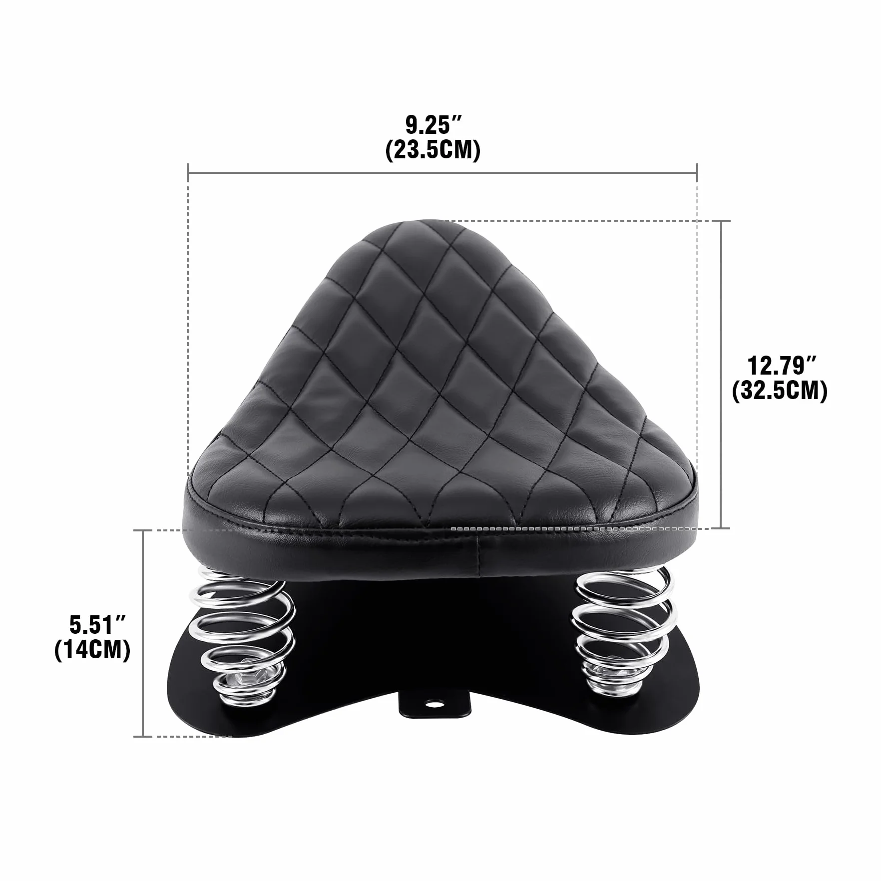 Moto Sella Bobber Monosella con Piastra Base Staffa Molla per Sportster Forty-Eight 48 XL883 1200 Chopper