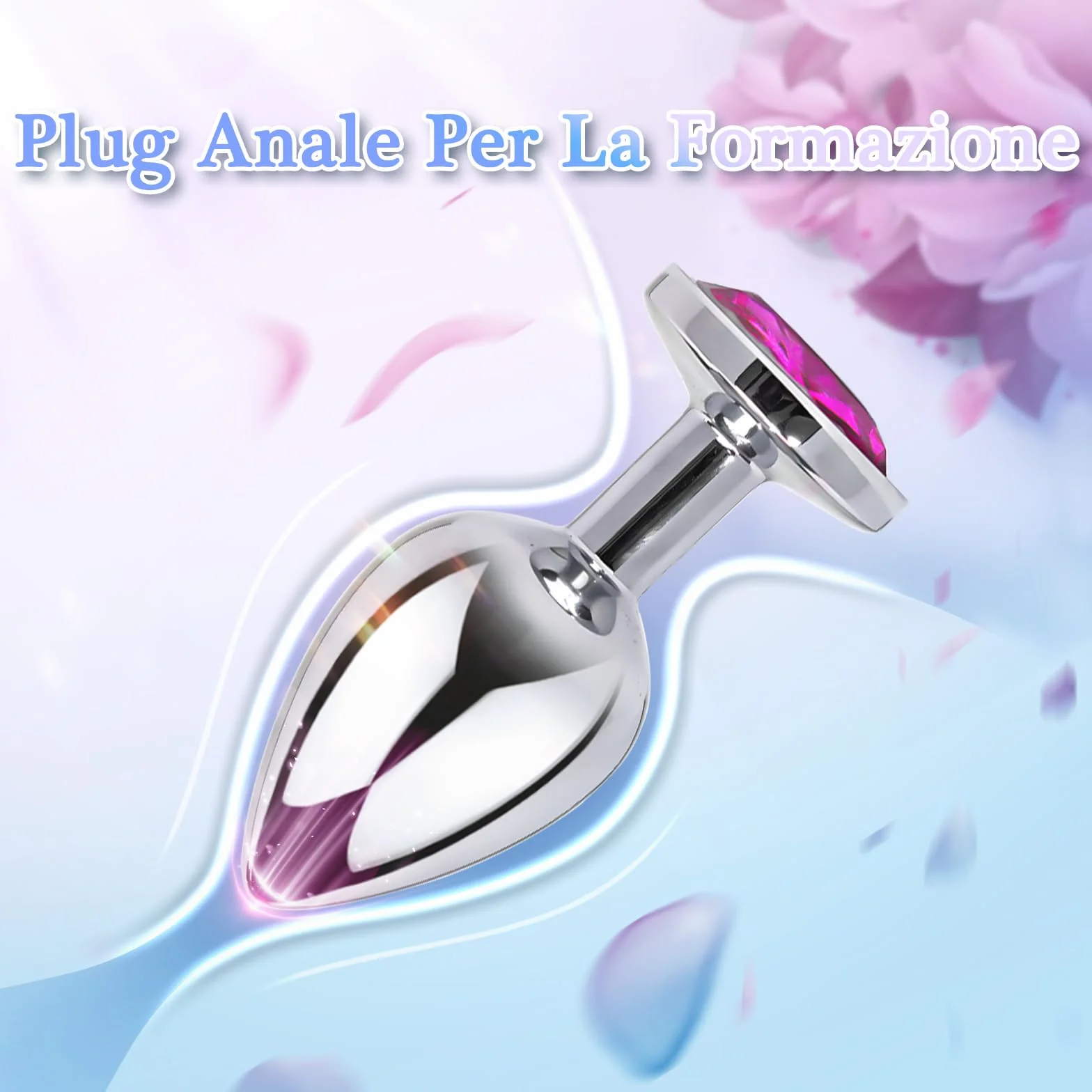 Cacuola Anal Plug Dilatatore Sex Toys Kit per Donna Uomo Metallo