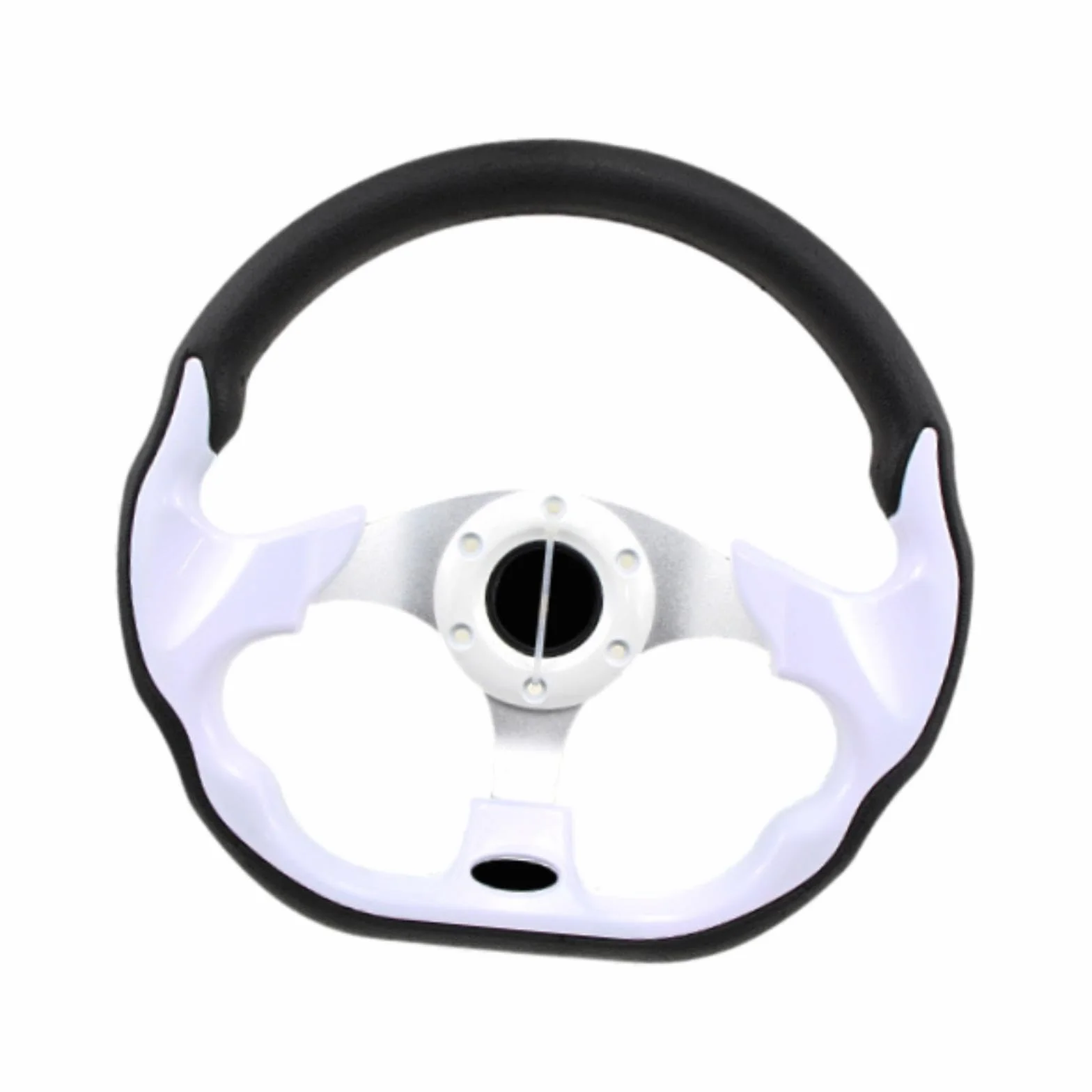 Volante di Ricambio per Auto Da Corsa Sportiva o, Antiscivolo, per Barche, 32 Cm, Bianco