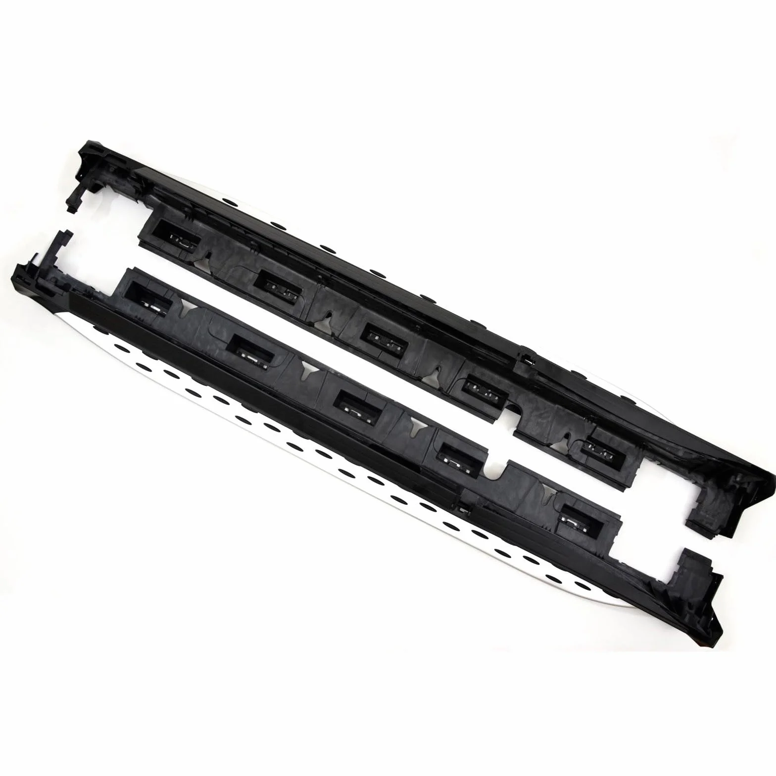 J&J AUTOMOTIVE Pedane Laterali per Mercedes GLE Coupe C292 2016-2019, Sottoporta Minigonne in Alluminio e Plastica ABS, Set Completo con Materiale di Montaggio Incluso