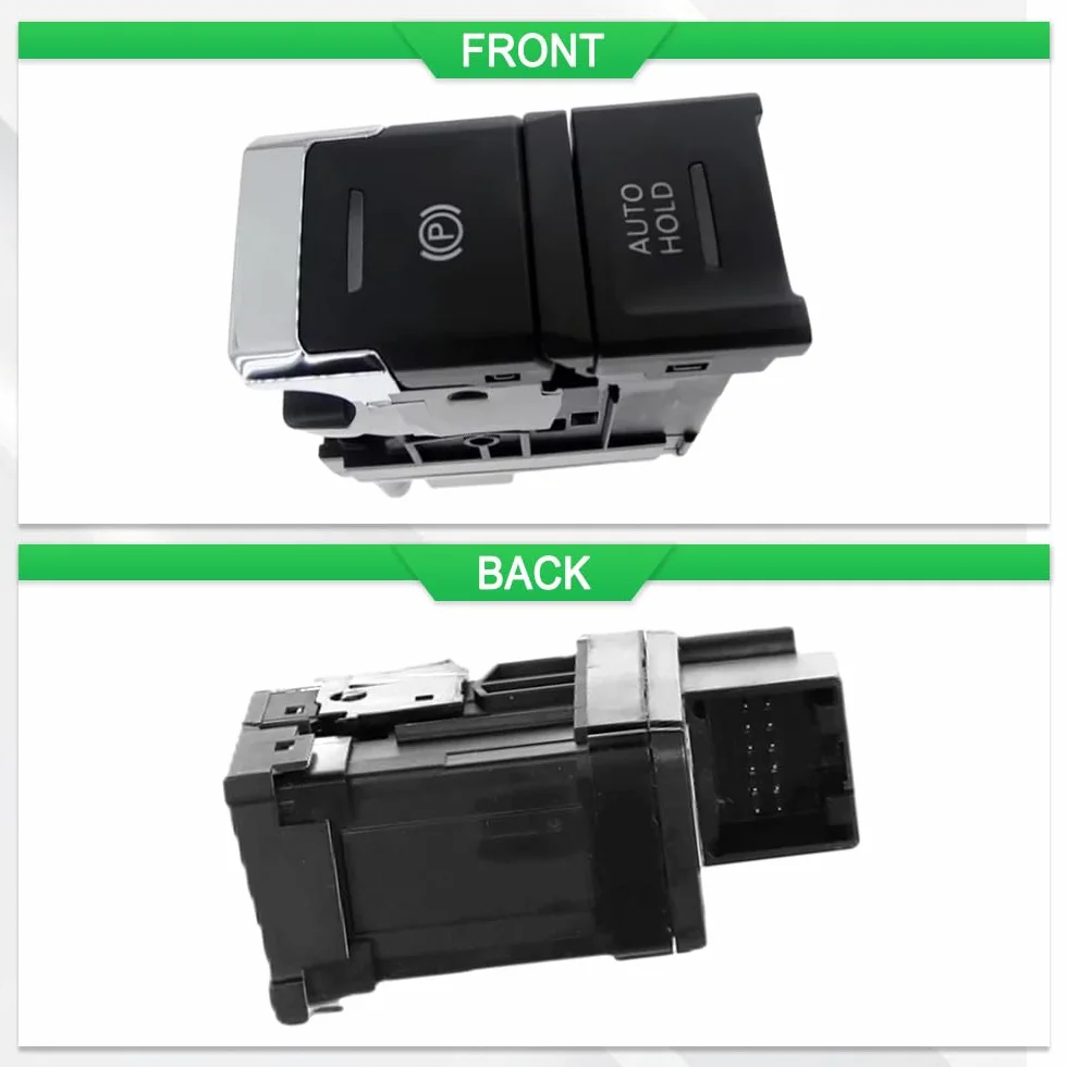 Interruttore freno a mano elettronico per auto Kacepar, pulsante di controllo, interruttore freno di stazionamento compatibile con Volkswagen Tiguan 2017–2024 5NA927225