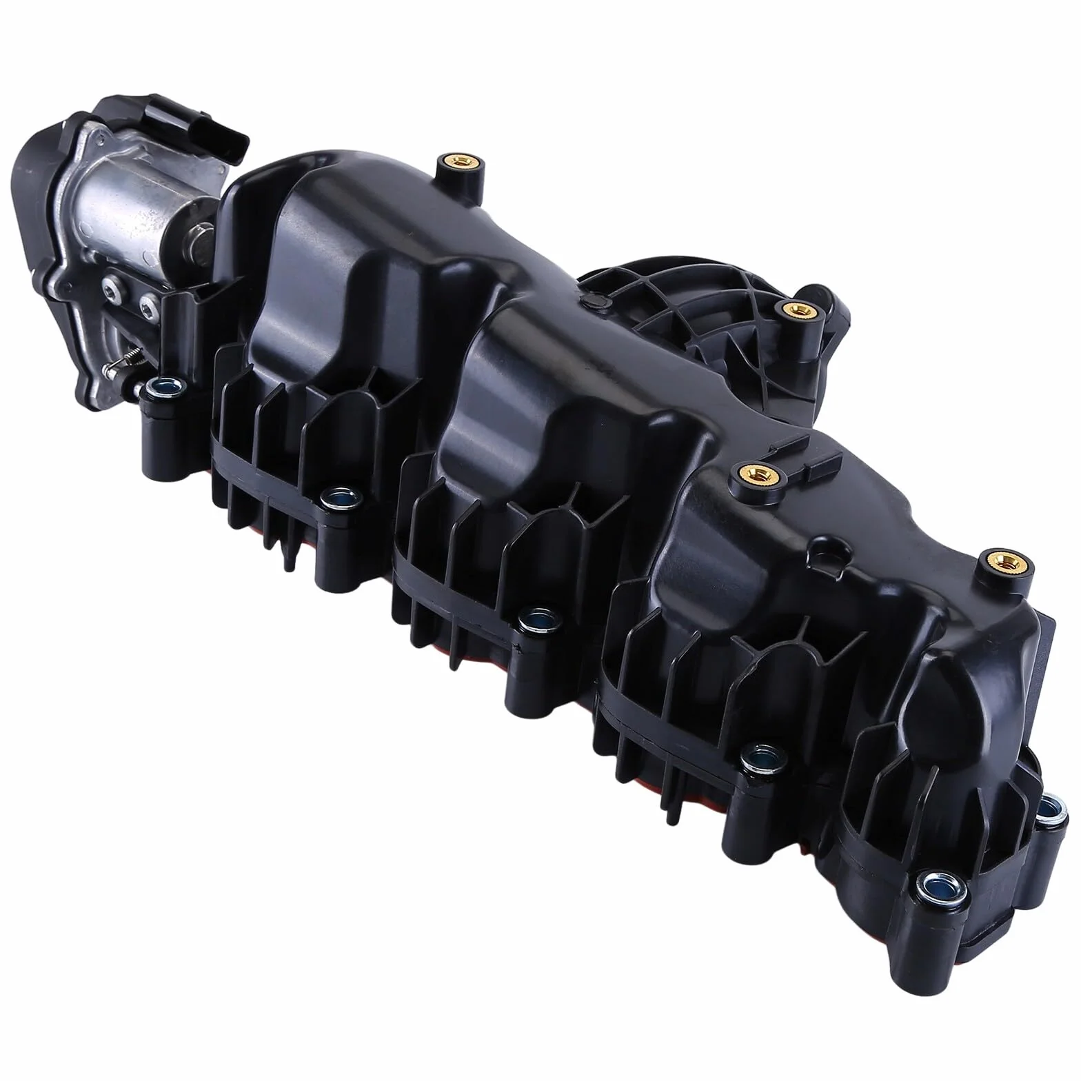 Collettore di aspirazione con guarnizione, 03L129711AG Collettore di aspirazione Modulo di aspirazione compatibile con Audi A3 A4 A5 A6 Q5 Seat Exeo Leon Skoda Octavia Yeti Eos Golf Jetta