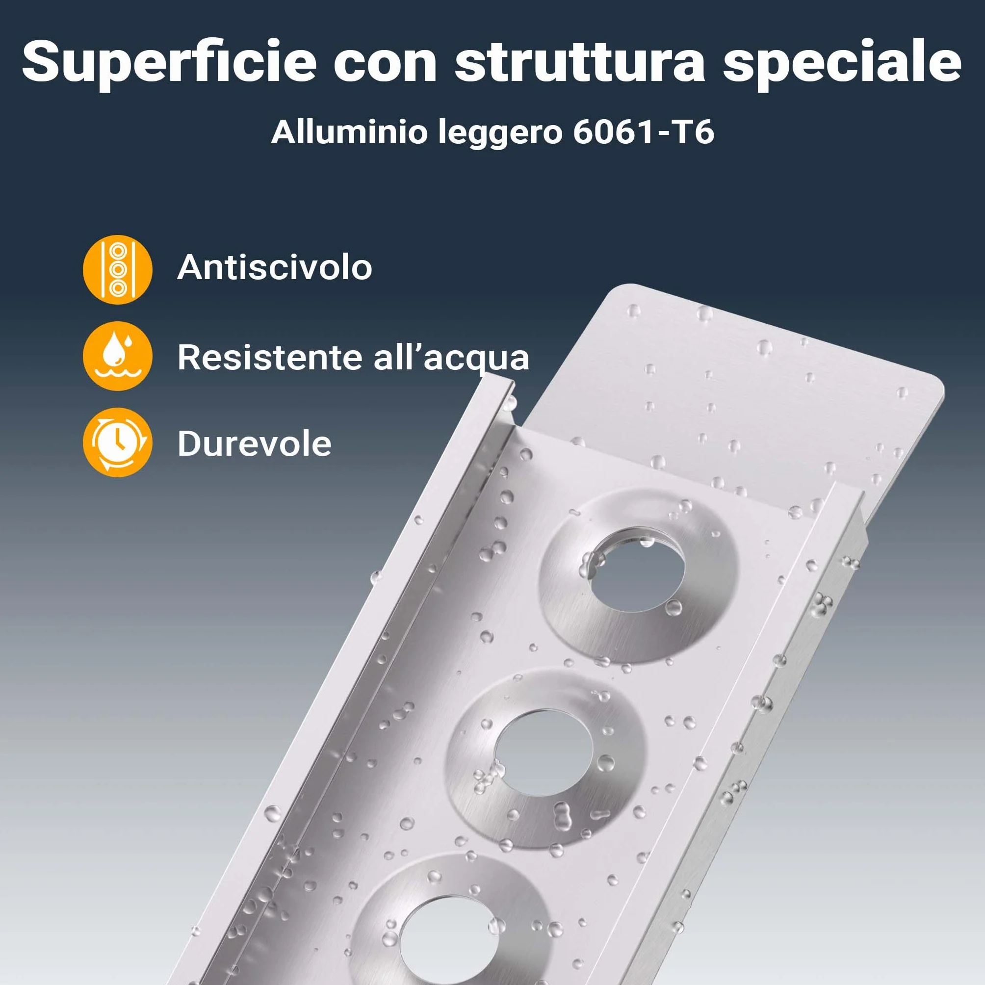Rampa di carico 163 cm in alluminio per moto e quad Portata max 180 kg