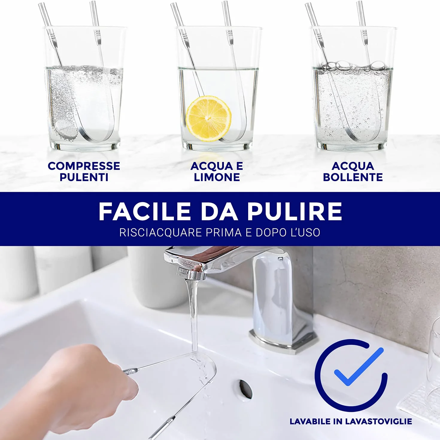 ORAVIX Raschietto lingua acciaio inox pulizia lingua alito cattivo