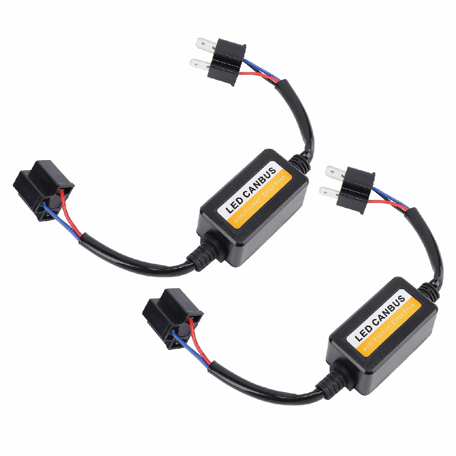 WALFRONT H4 LED CanBus Decoder Eliminazione Interferenze 2PCS per Lampade