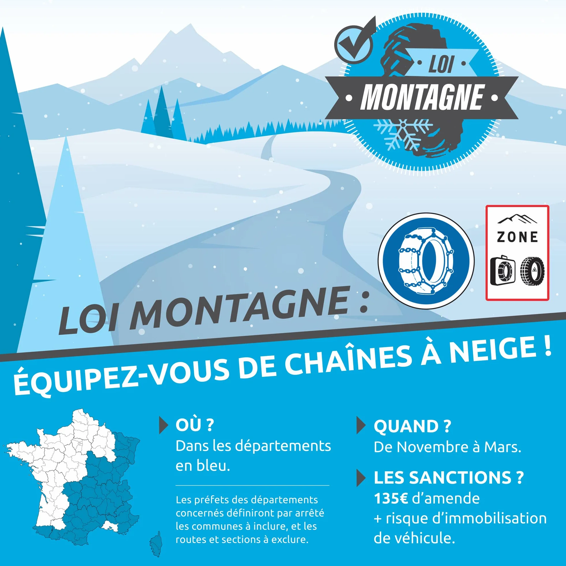 Catene da Neve in Metallo Tensione Manuale N°100