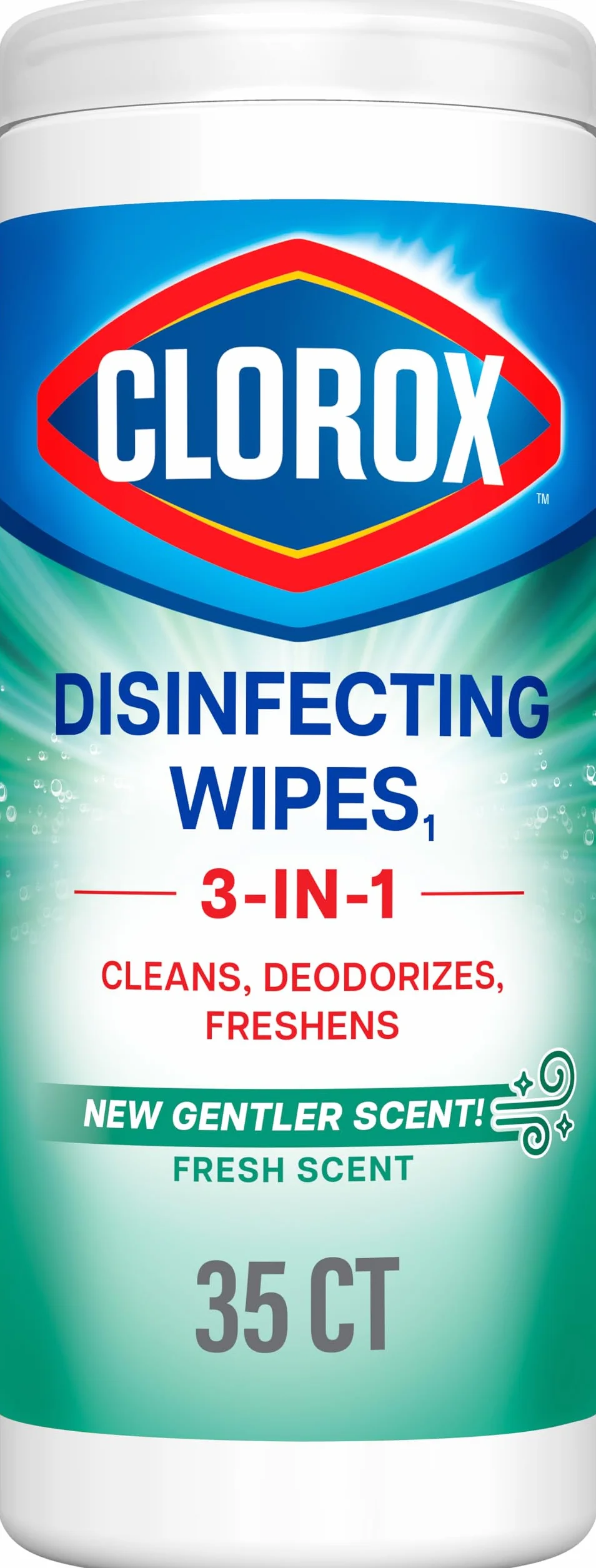 Clorox Salviette disinfettanti profumo fresco 35 pezzi