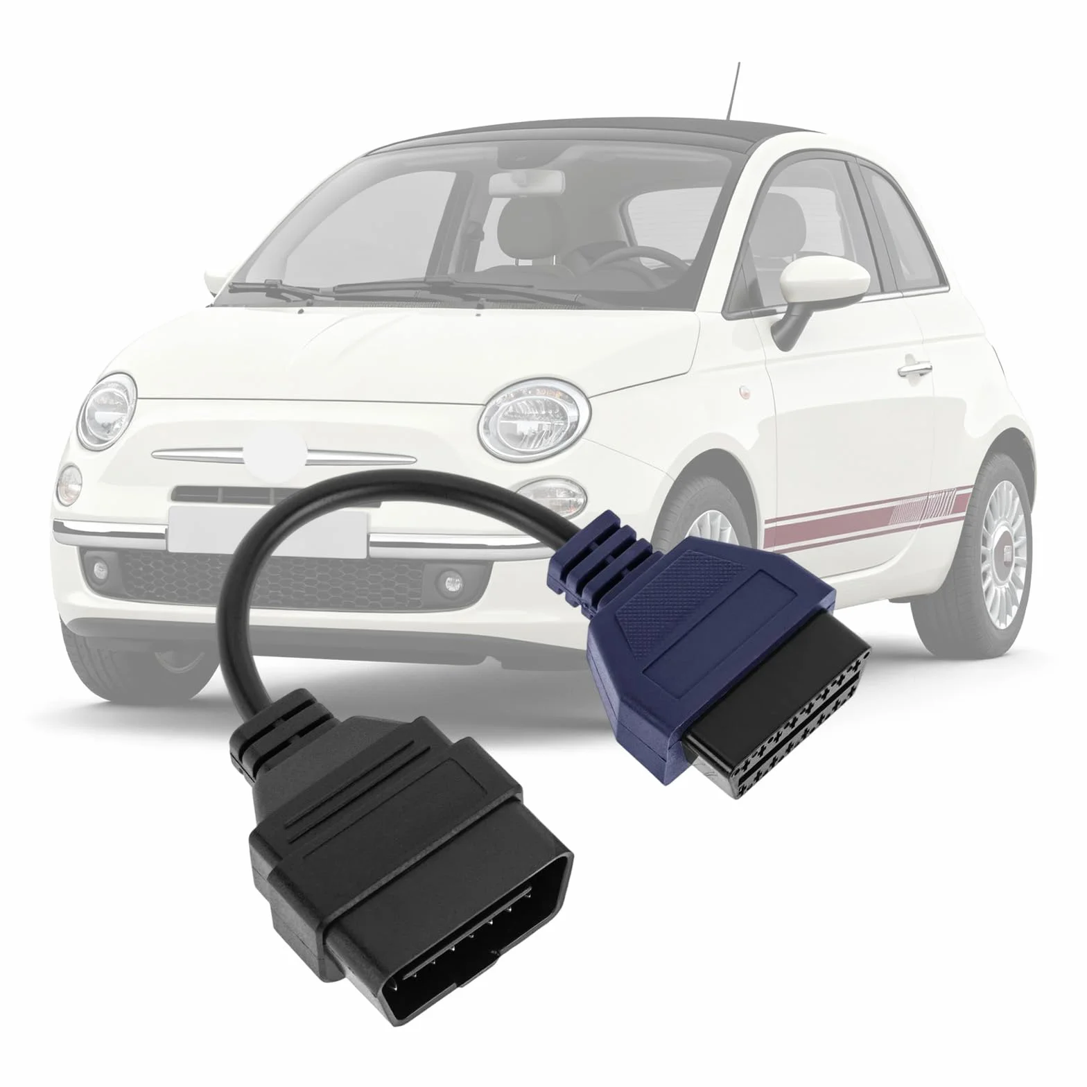Adattatore OBD2 MultiECUScan A5 compatibile Fiat Jeep Chrysler Dodge Lancia cavo diagnostico Fiatecuscan Blu