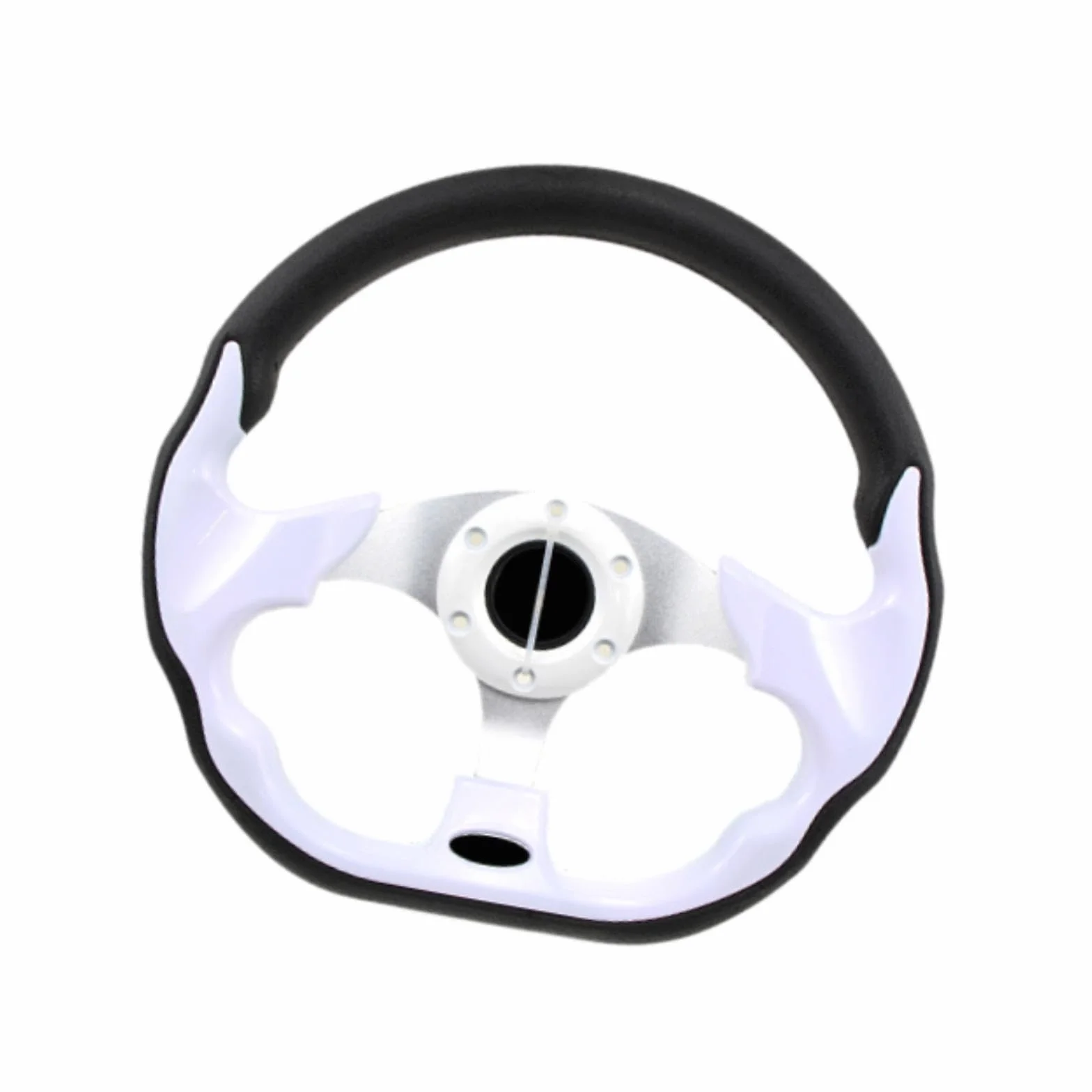 Volante di Ricambio per Auto Da Corsa Sportiva o, Antiscivolo, per Barche, 32 Cm, Bianco