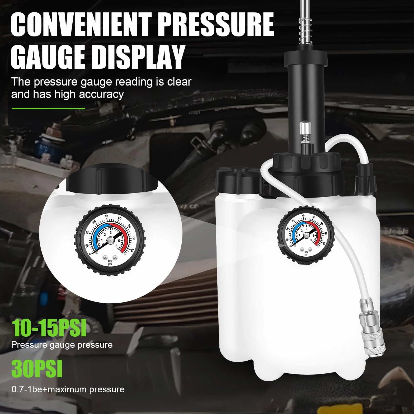 ASUNCELL 3L Auto Freno Sfiato Kit Ricambio Spurgo Freni Frizione con Adattatore E20