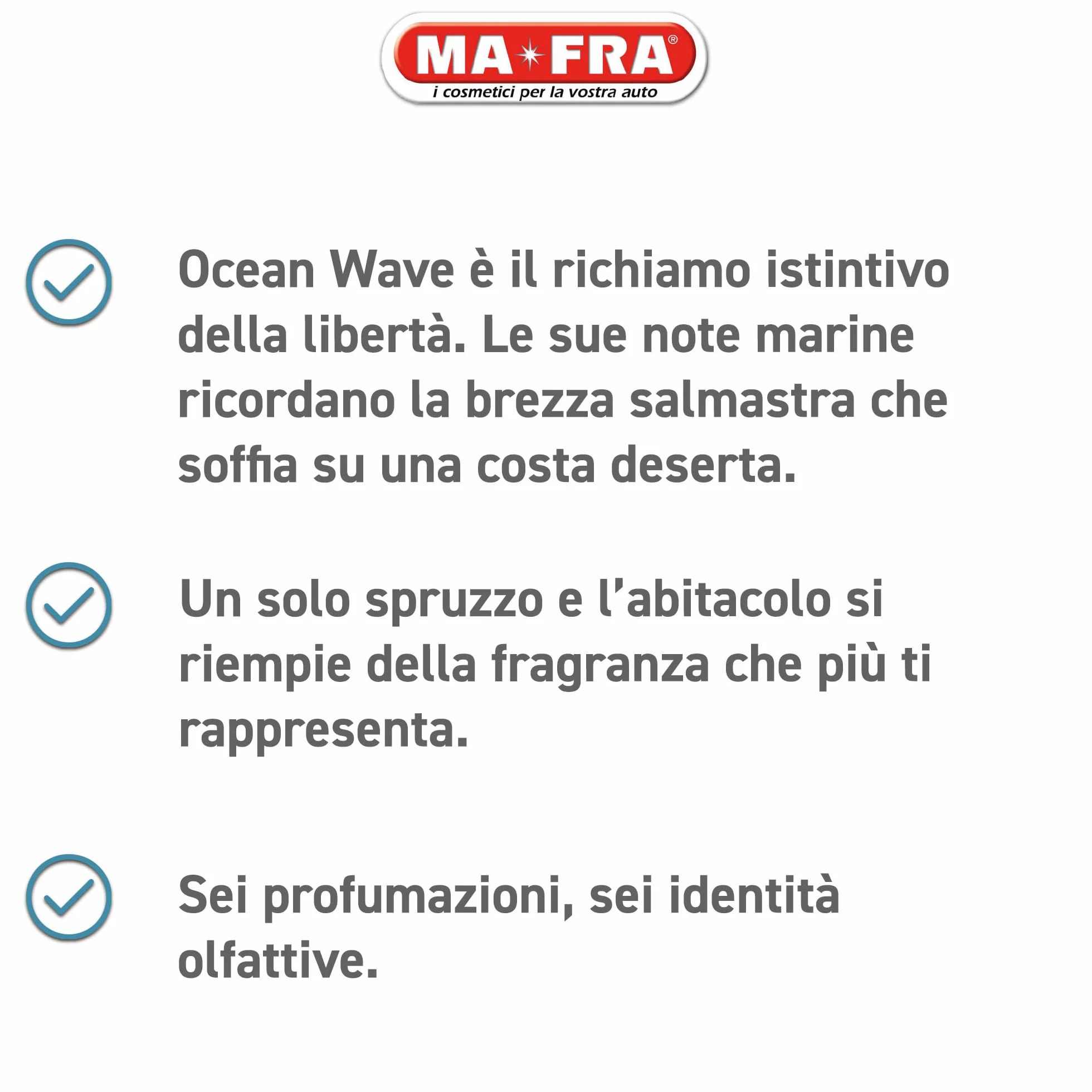 MistyScent Spray Ocean Wave 100ml Profumatore Auto Fragranza Marina