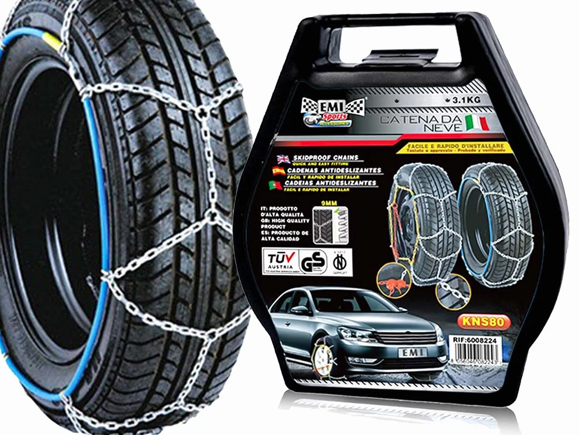 Catene Da Neve 195/55R16 195/60R16 205/50R16 215/45R16 215/50R16 225/40R16 225/45R16 185/60R17 205/45R17 205/50R17 215/40R17 215/45R17 225/40R17