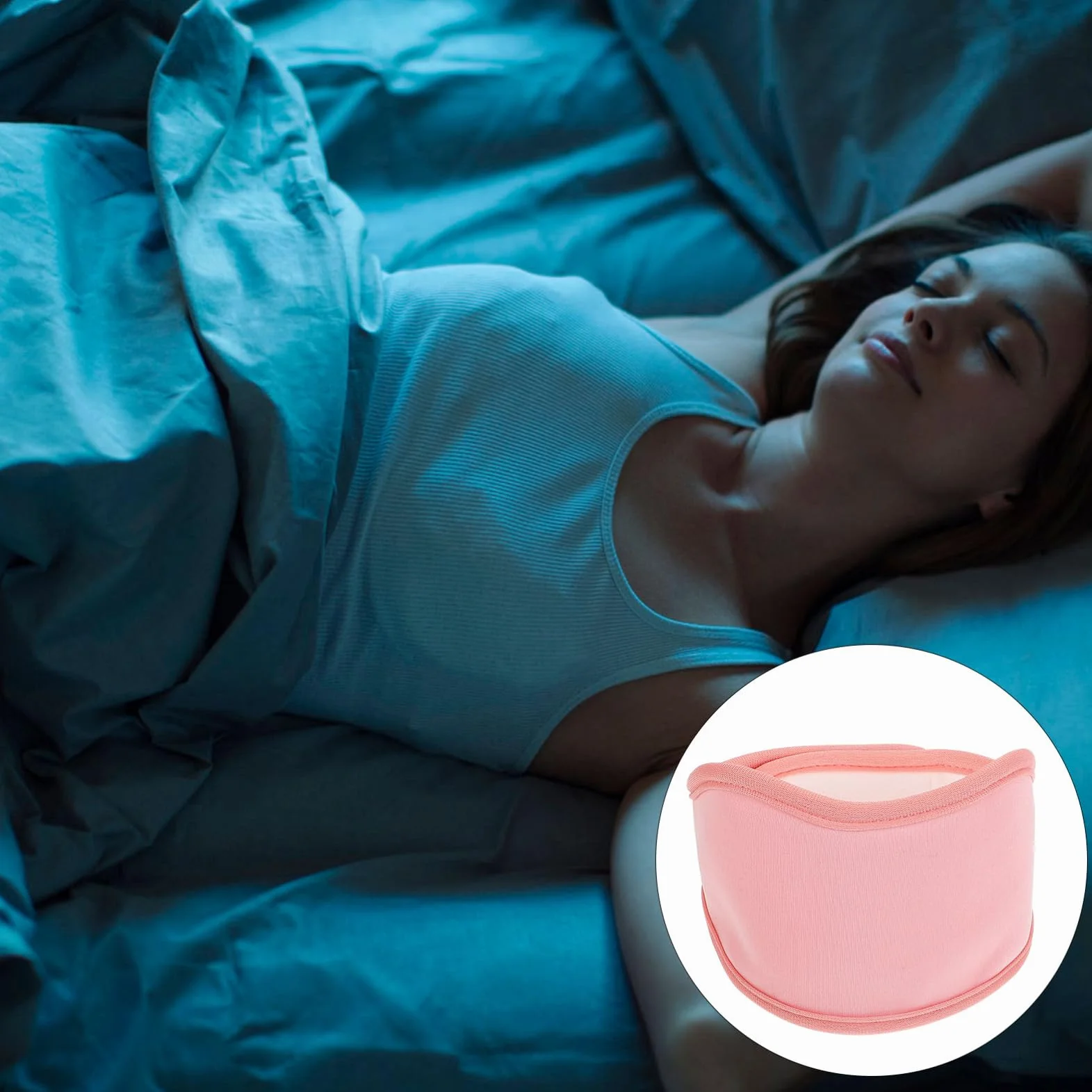 Fascia per Impacchi di Ricino Riutilizzabile per Massaggio Cervicale Morbido Rosa