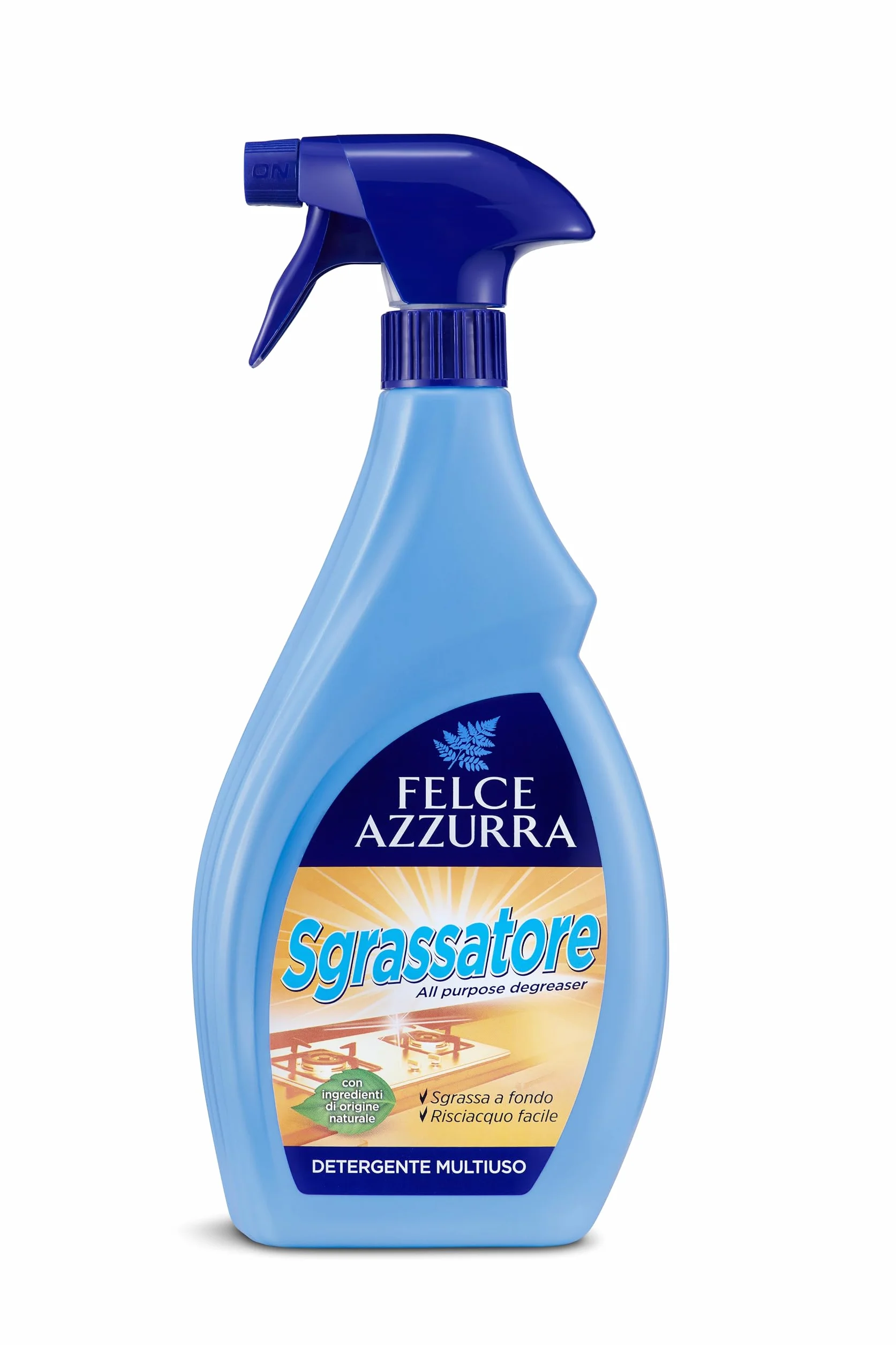 Felce Azzurra Detergente Multiuso Sgrassatore Cucina Spray Profumato Classico 750ml