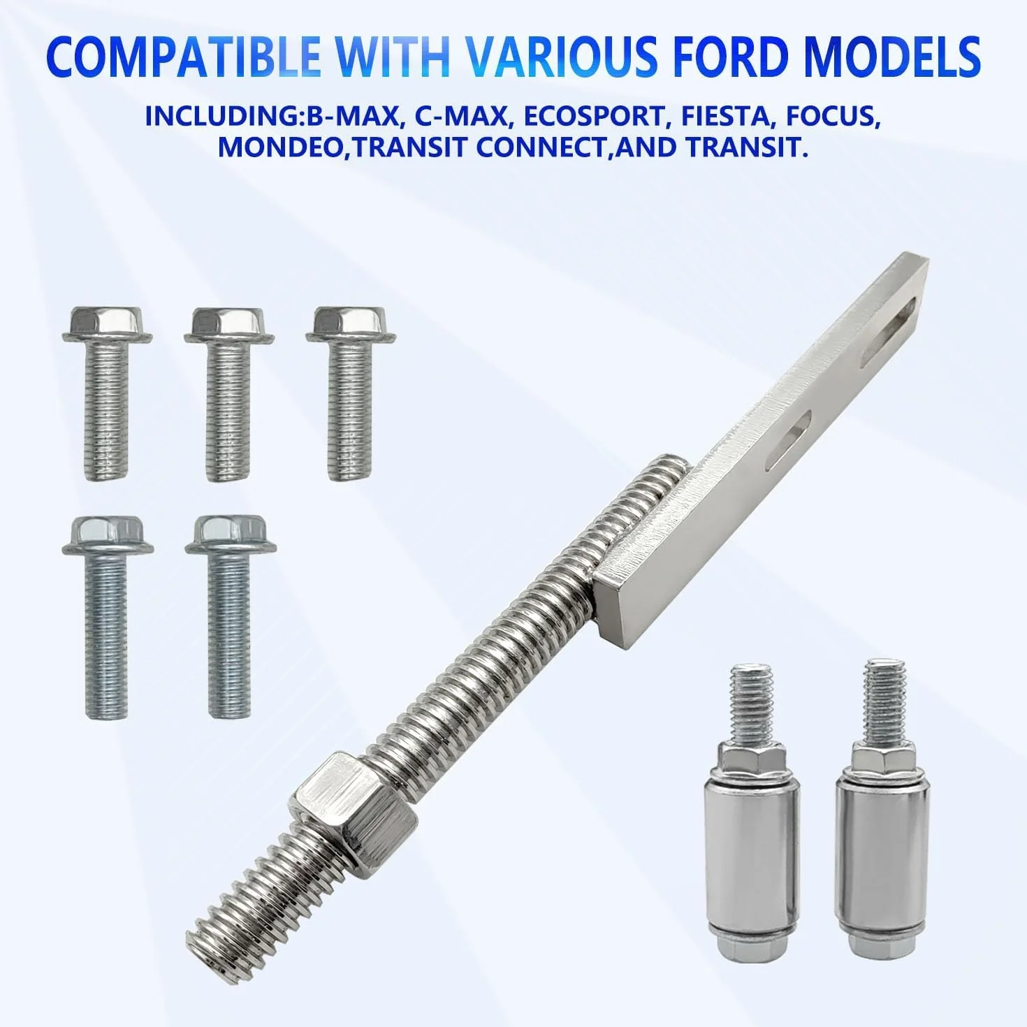 ZKTOOL Strumento di Rimozione della Puleggia dell'Albero Motore Compatibile con Ford 1.0T ECOBOOST Lo Strumento di Regolazione della Puleggia, 303-1611 303-1611-01 303-1611-02
