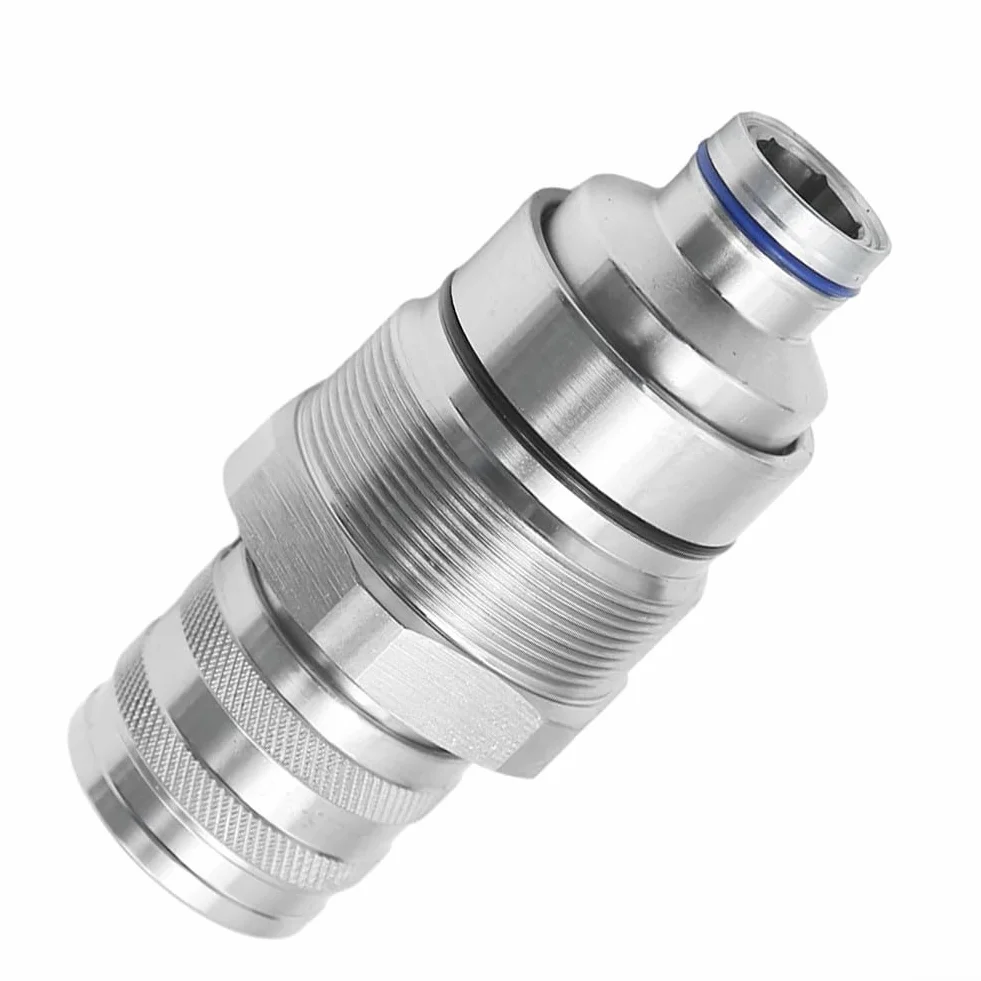 Accoppiatore idraulico femmina a faccia piatta per minipale – compatibile per Bobcat 333E/332E/329E/328E/326E/323E/320E/319E/318E, T40647, 4FH08F, sostituisce 7246802