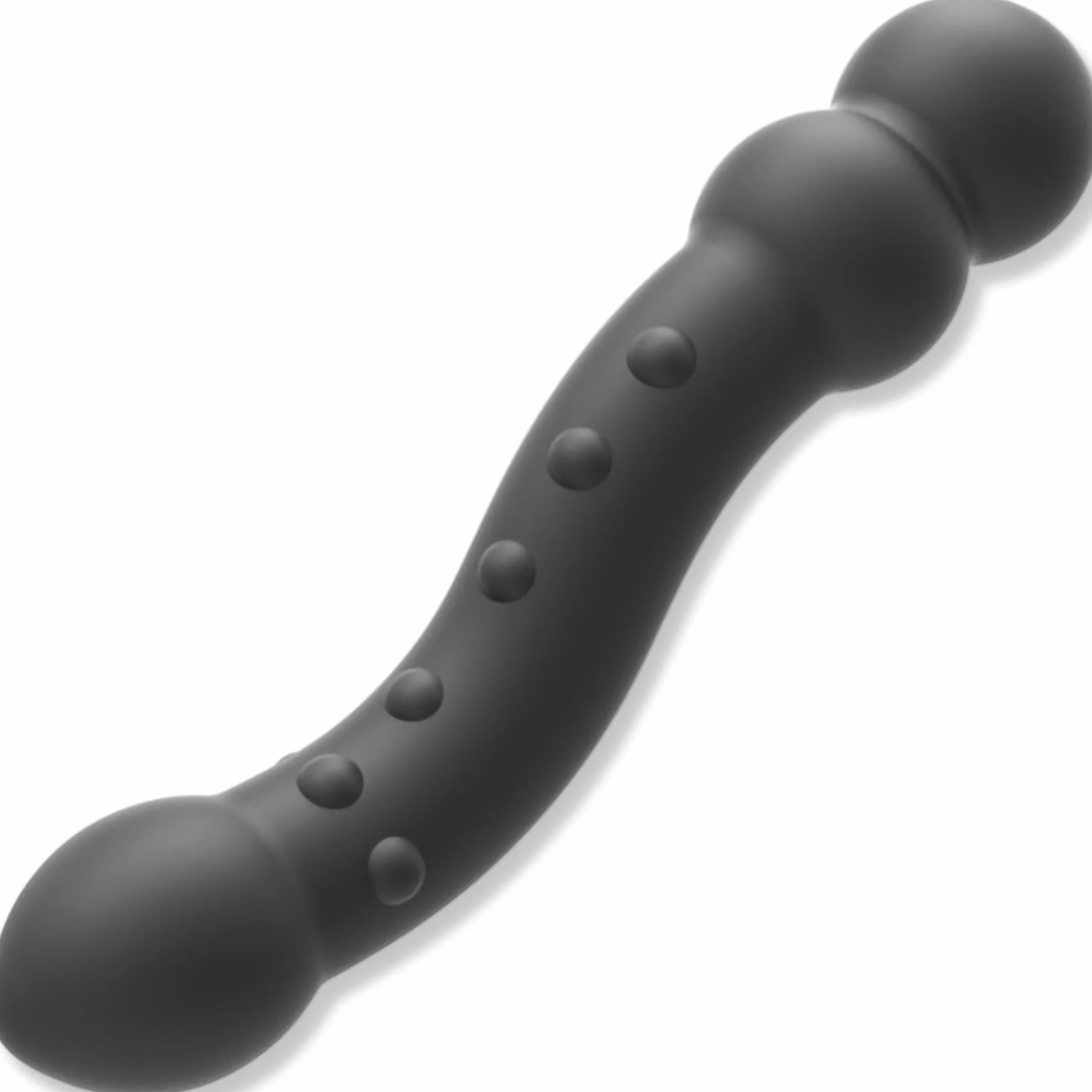 FOPS A106 Stimolatore prostatico silicone nero 18 cm ⌀3,3 cm anal plug per uomini elettrostimolazione