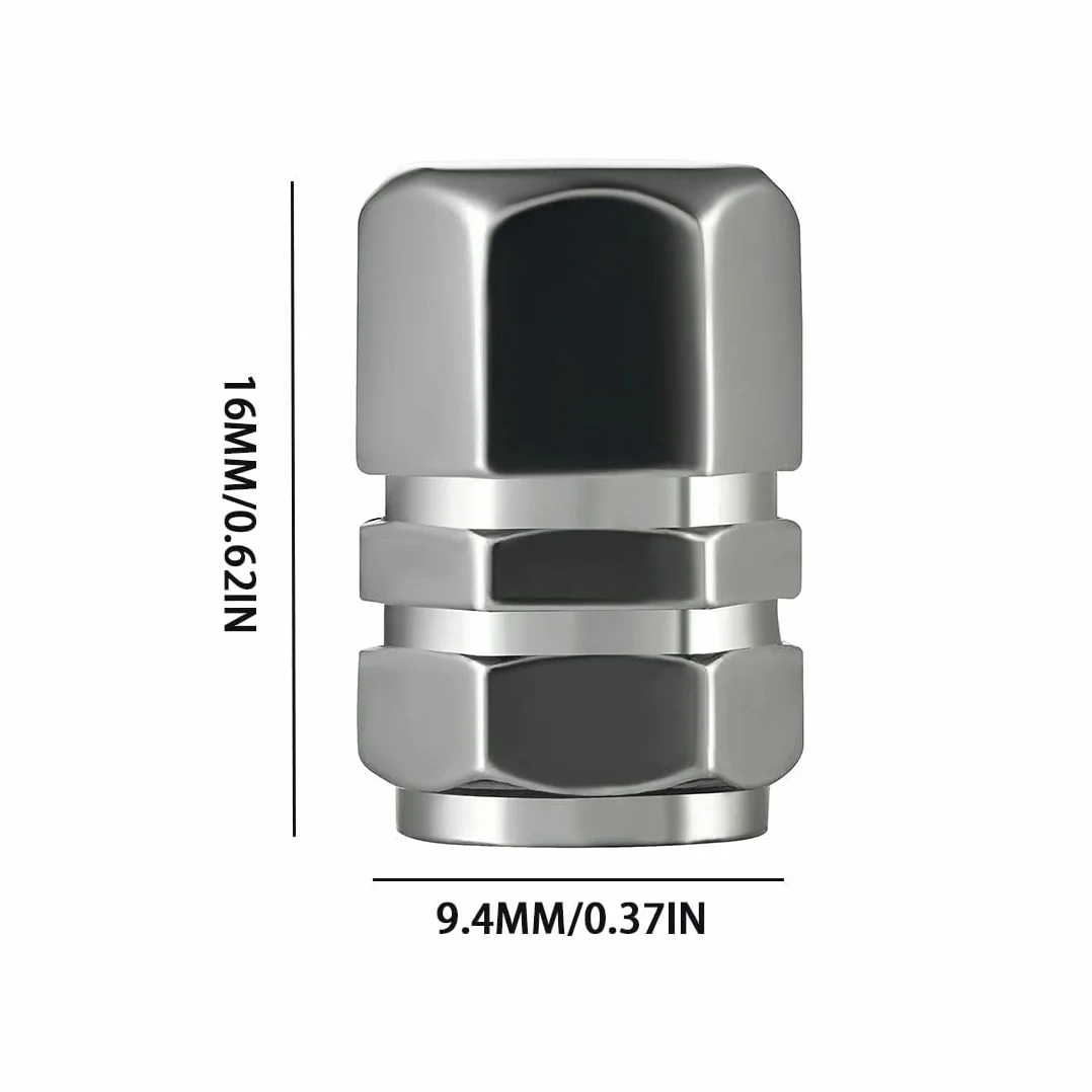 Tappi stelo valvola pneumatici in alluminio da 8 pezzi, tappi universali per valvole pneumatici Tappi parapolvere per auto Copri stelo pneumatici per motocicli, camion