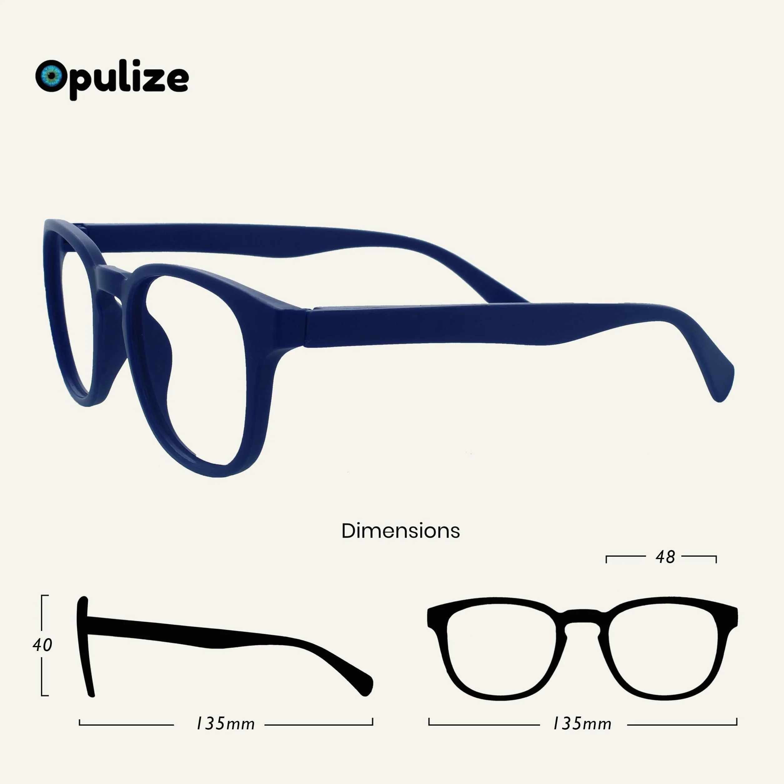 OPULIZE Pop 5 Pacco Occhiali Da Lettura Con Lettore Sole Retrò +2,00