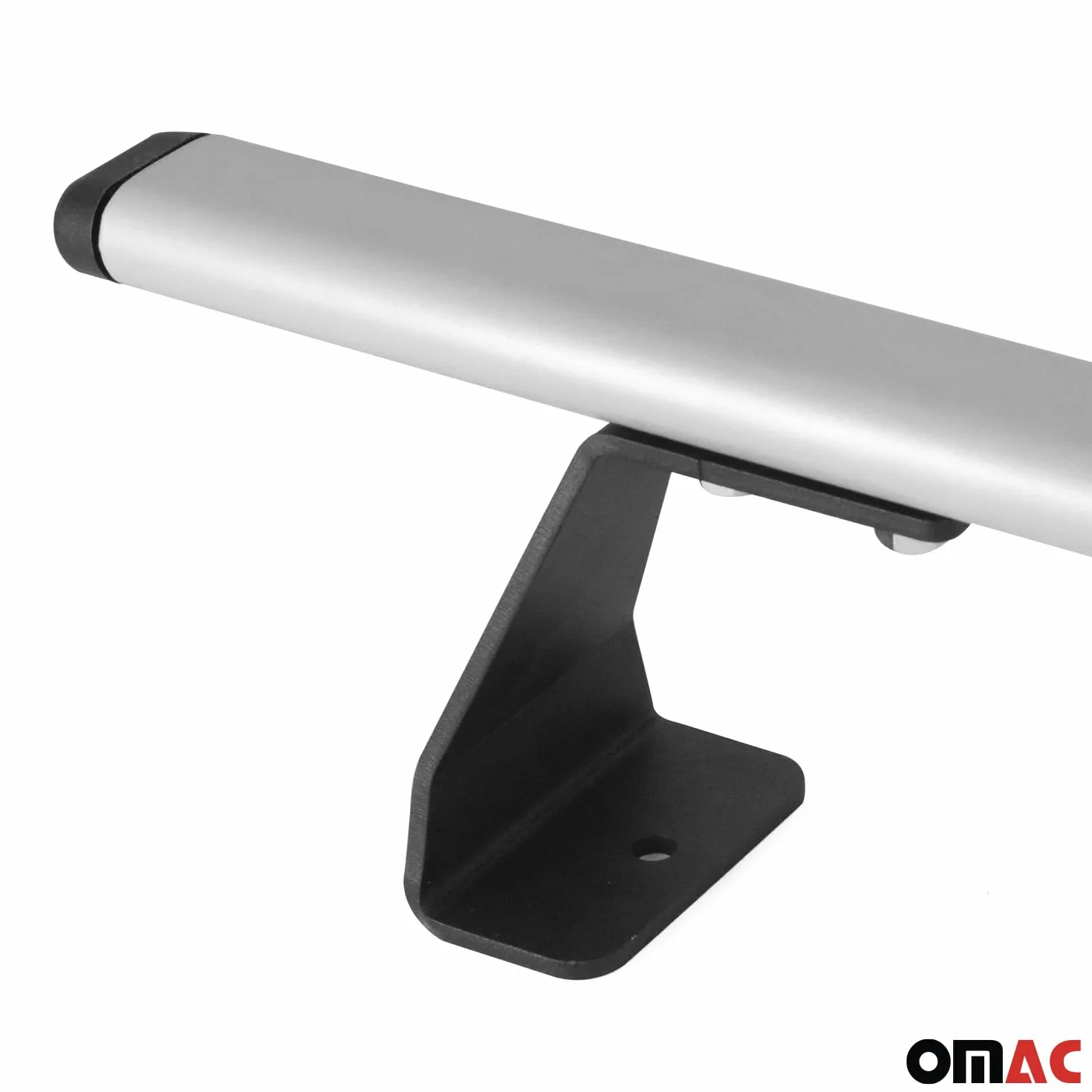 OMAC Heavy Duty Barre Portatutto Trasversali Compatibili con FIAT Doblo II 2010-2021 – 3 Stangen – Acciaio Argento