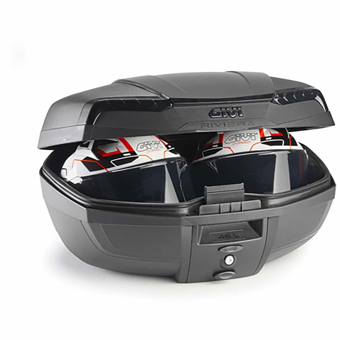 GIVI E46NB Monolock Bauletto Topcase piastra fissaggio BLACK EDITION