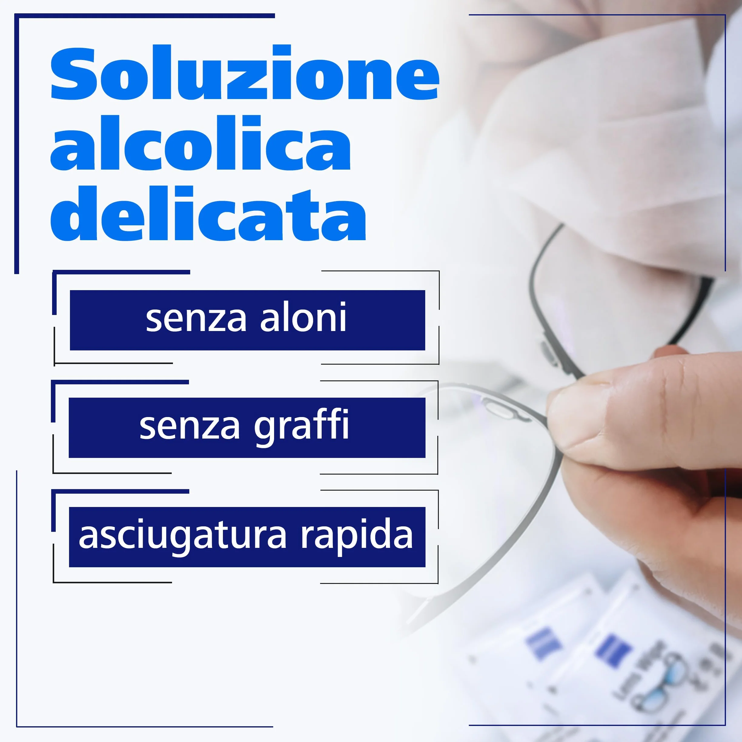 ZEISS Salviette Pulisci Occhiali 200 pezzi Monouso Pulizia Lenti