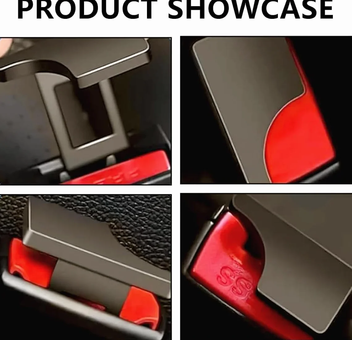 4 Pezzi Accessori Auto Interno 42×23×35mm Universale Accessori Auto Nero Accessori Auto Ricambi