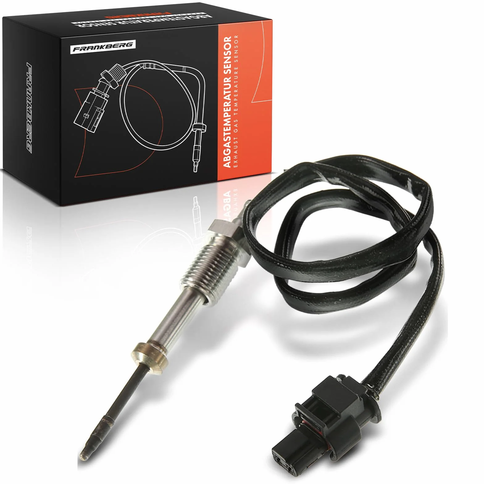 Frankberg Sensore temperatura gas di scarico 2-Poli Compatibile X1 E84 X3 F25 F11 E83 E91 13627806254