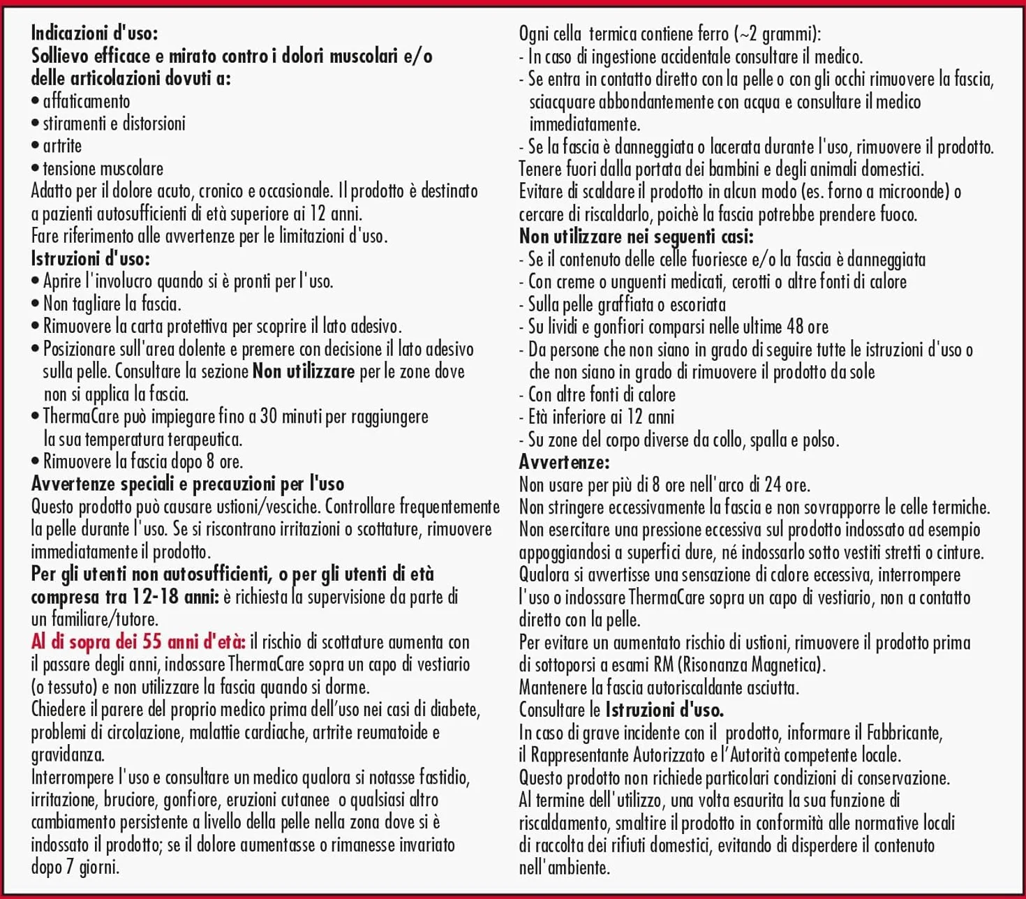 ThermaCare Fasce Autoriscaldanti a Calore Terapeutico 8 Ore, 6 Pezzi per Dolori di Collo Spalla Polso