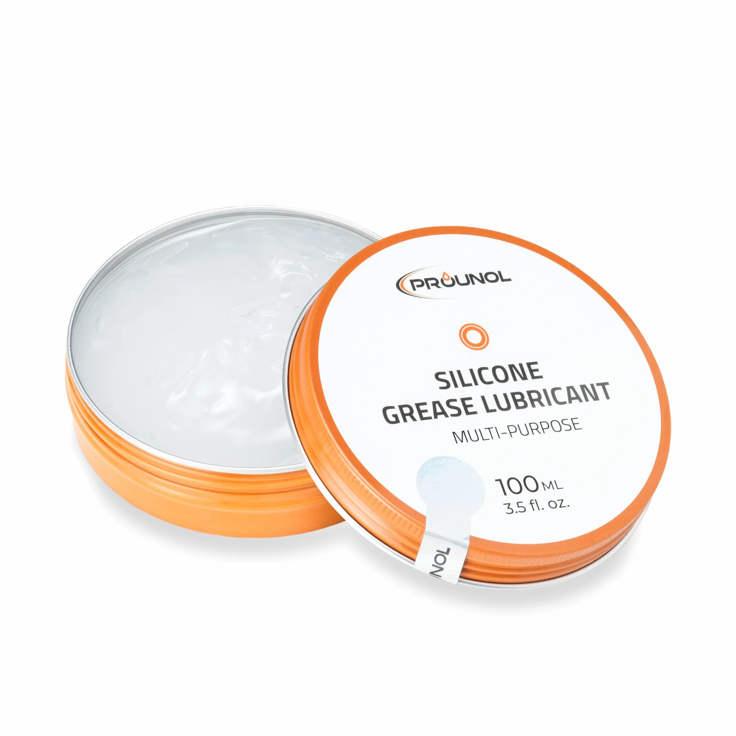 Prounol Grasso al Silicone 100 ml - Grasso Siliconico Multiuso - Pasta Dielettrica - Grasso Lubrificante per Gomma HT Impermeabile - per Guarnizioni auto, Oring, Isolante Elettrico