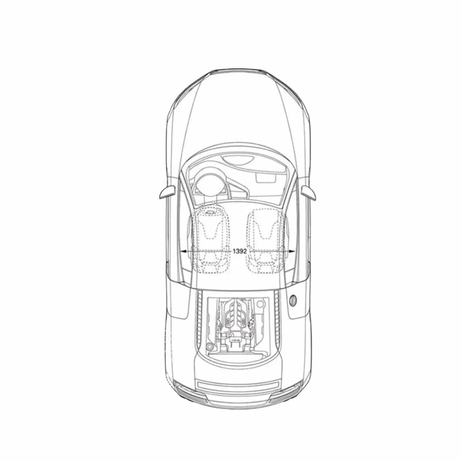 Benz Classe V Vito W447 W448 V250 V260 2015-2023 Griglia Di Ventilazione A/C Uscita Aria Condizionata Copertura Tetto 1Pieces Gray