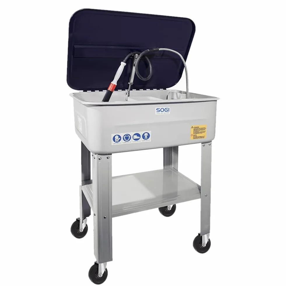 SOGI SP-LV-ER Vasca lavapezzi mobile per officina