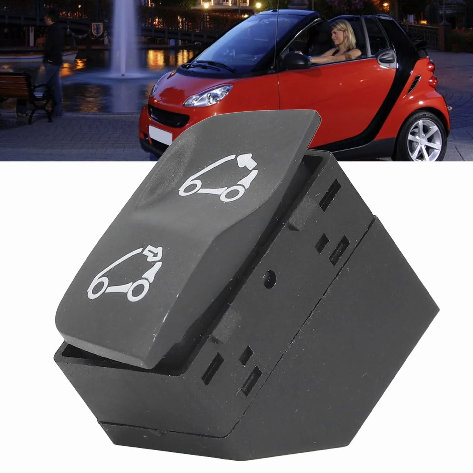 Cosiki Interruttore Apertura Chiusura Capote Decappottabile per Smart Fortwo 451 Cabrio 2007-2015