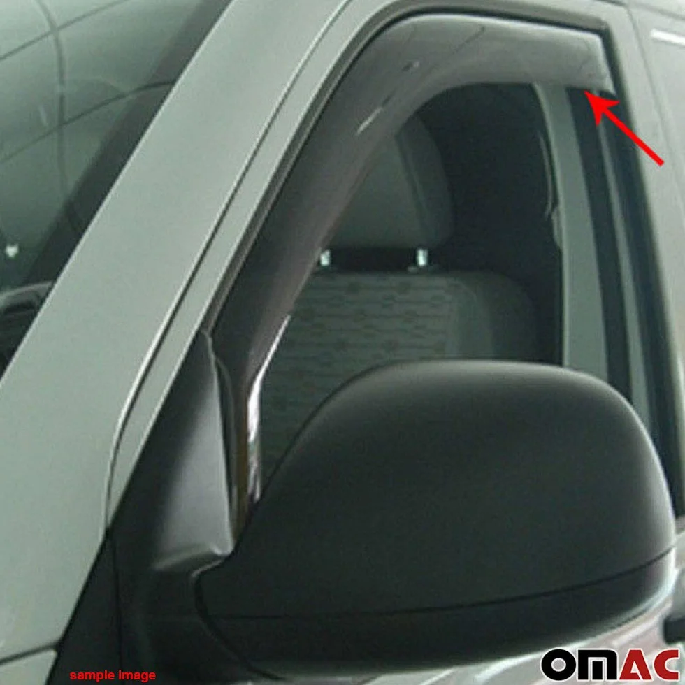 Deflettore antivento compatibile con Mercedes Sprinter W906 2006-2019 acrilico scuro 2X