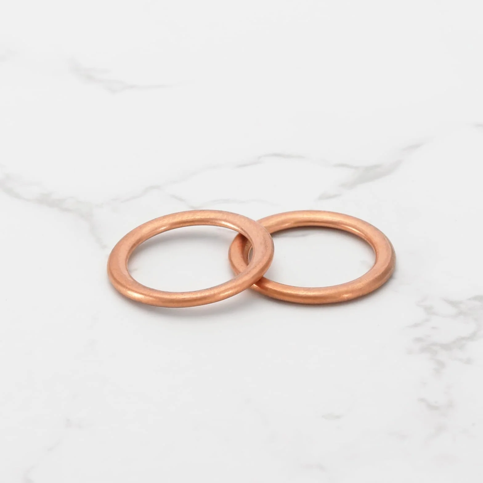 20 guarnizioni per tappo di scarico dell'olio rondelle di frantumazione in rame tappo coppa dell'olio rondelle anelli piastra N013845.2 11137546275 22 mm OD 16 mm ID 2 mm spessore