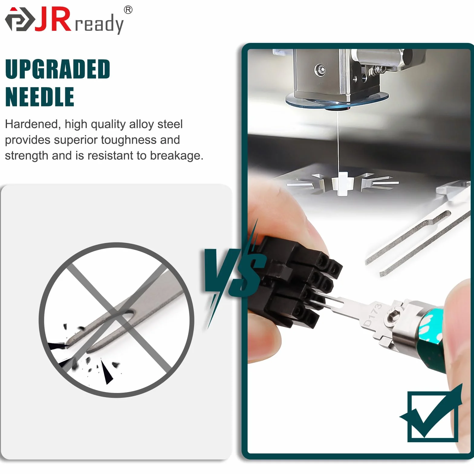 JRready ST5255-08 Strumento di Sblocco Automotive Connector Kit 8 Pezzi Terminal Removal Tool