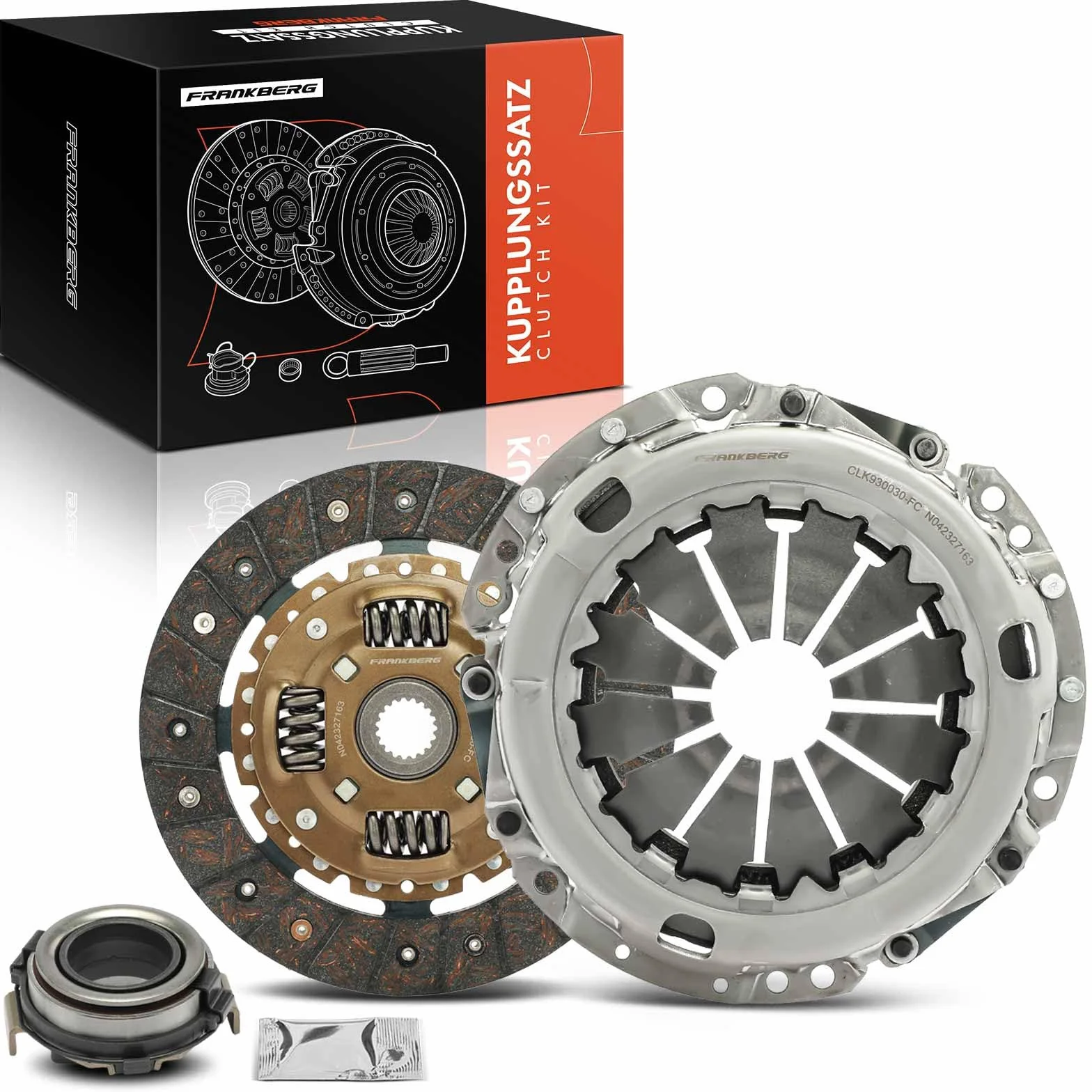Frankberg Frizione Set frizione Compatibile con Yaris P1 1.0 1999-2005 Replace# 619300300,3160122001