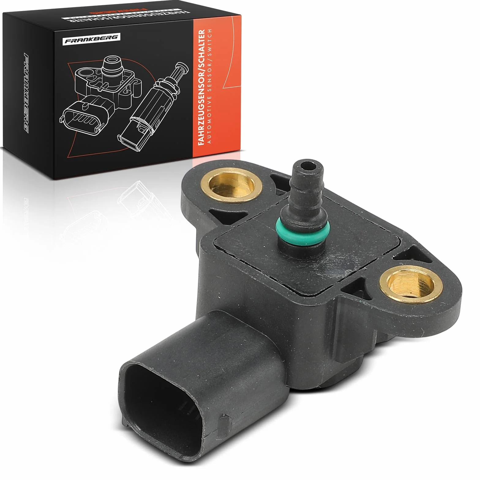 Frankberg Sensore pressione del tubo di aspirazione per CLA Coupe C117 CLK C209 A209 CLS C218 C219 X218 57 240 Classe A W169 W176 Classe B W245 Classe C W204 C204 S204 2-2021 00415. 33028