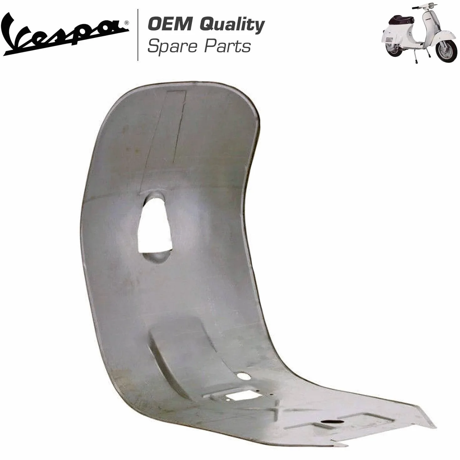 Scudo Completo di Pedana Compatibile con Vespa Special 50 Special Con Kit Rinforzi Restauro